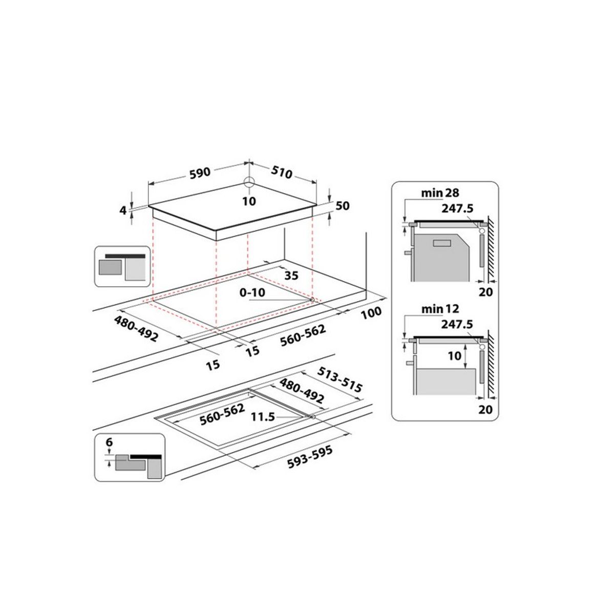 Індукційна варильна поверхня WTX6019DCF Whirlpool Індукційна варильна поверхня WTX6019DCF Whirlpool