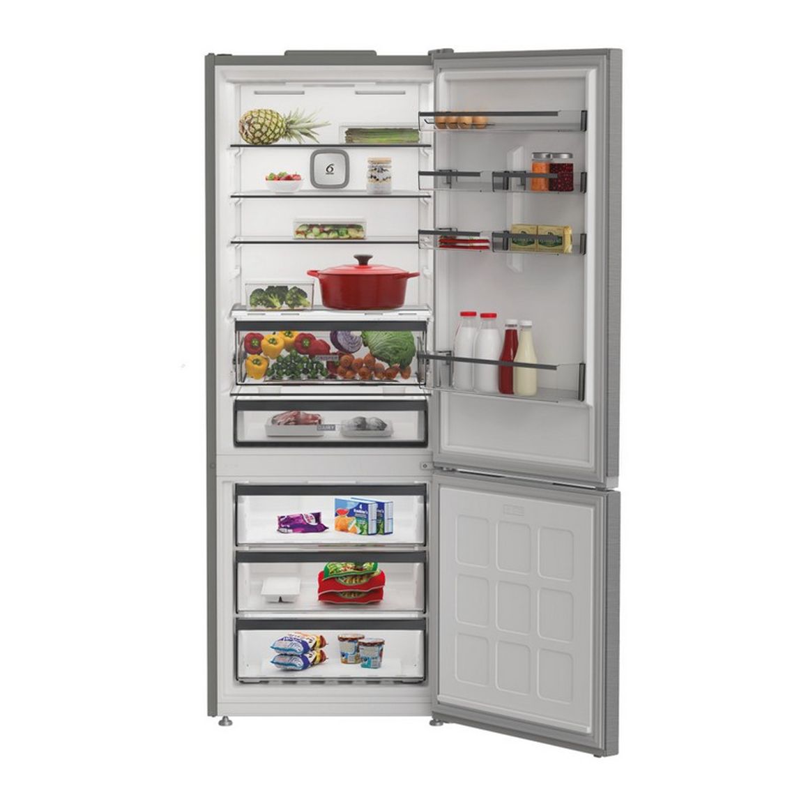 Комбінований холодильник WHK2 6493 X5E UA 70 см Whirlpool Комбінований холодильник WHK2 6493 X5E UA 70 см Whirlpool