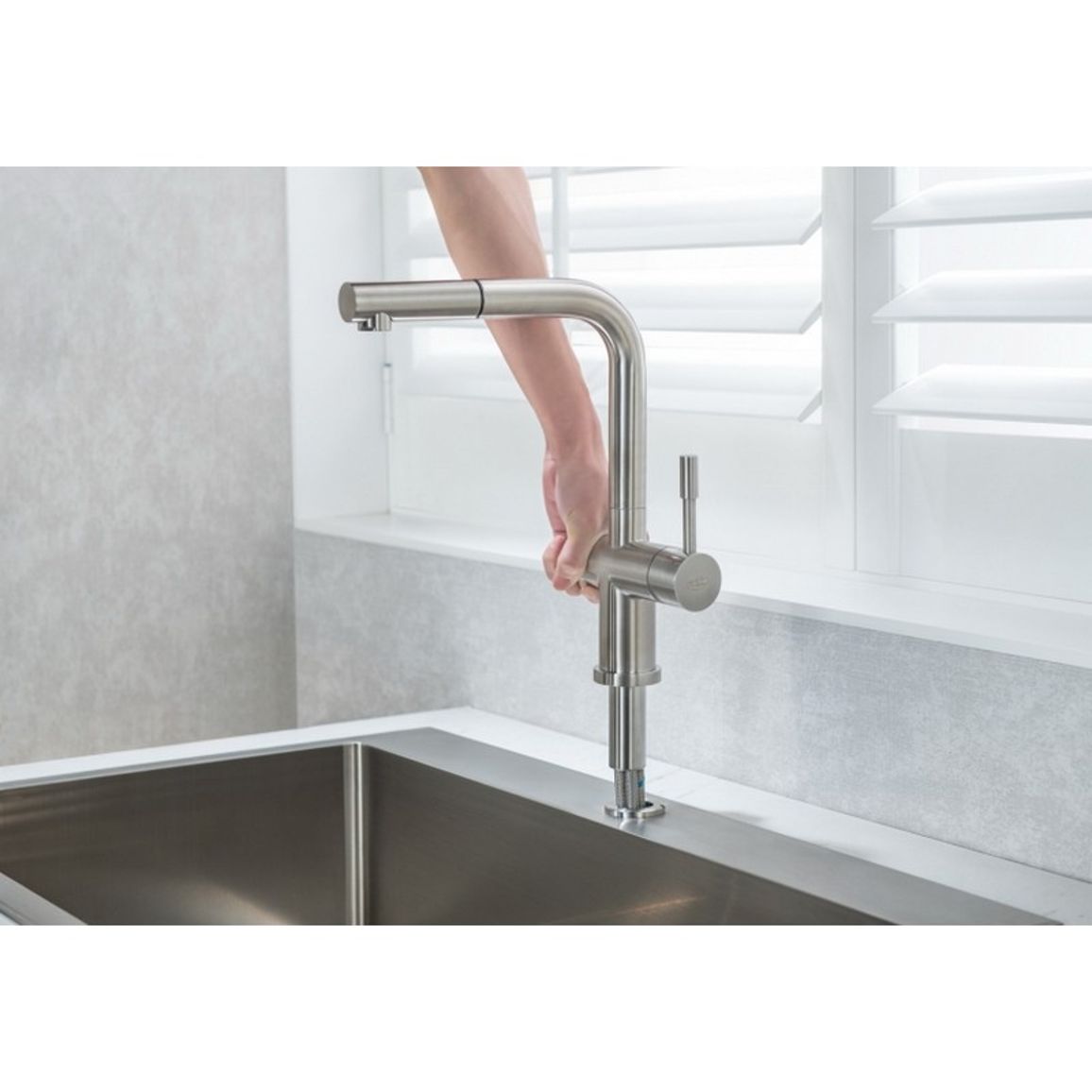 Змішувач CORSA WINDOW Inox Blue Water (5901730616965) Змішувач CORSA WINDOW Inox Blue Water (5901730616965)