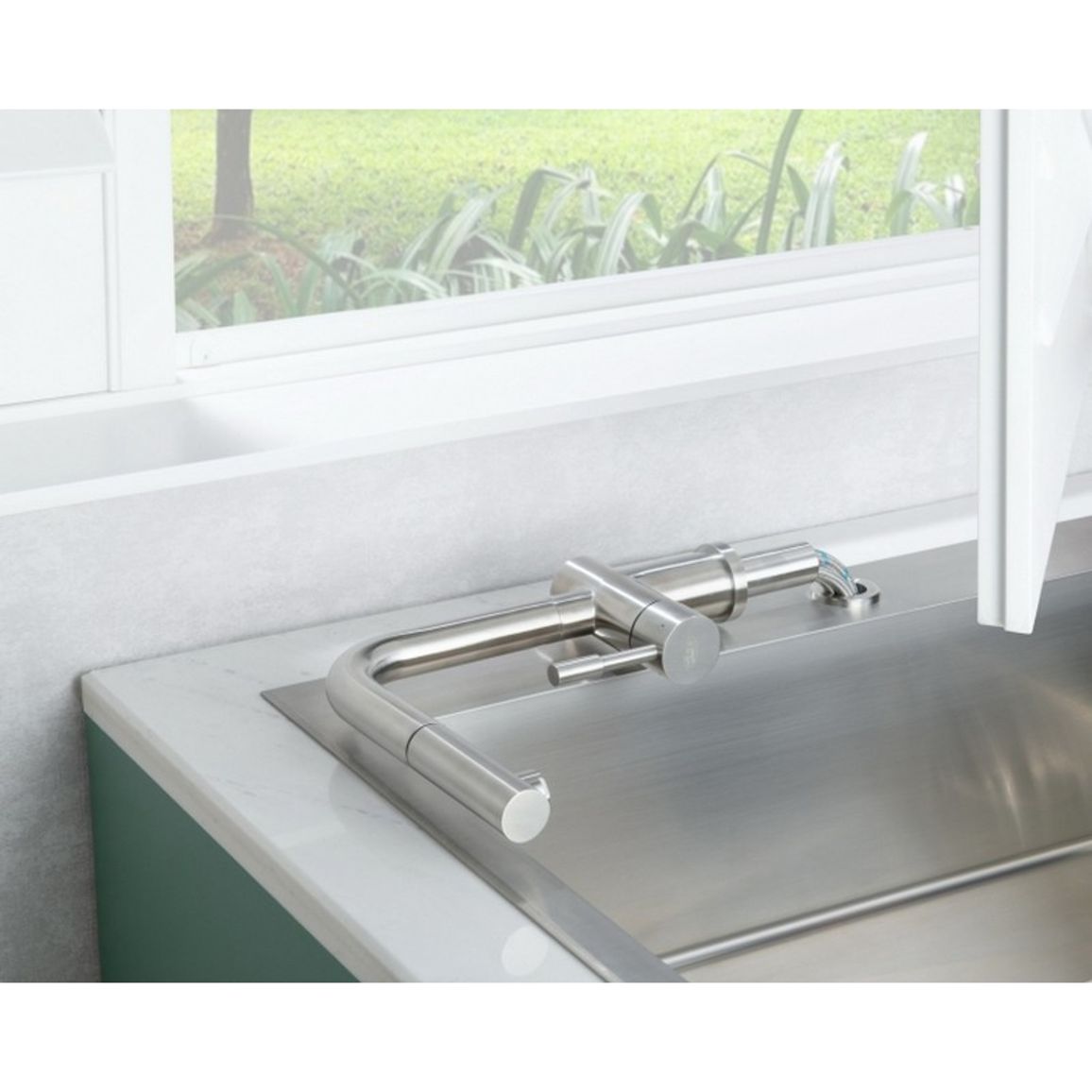 Змішувач CORSA WINDOW Inox Blue Water (5901730616965) Змішувач CORSA WINDOW Inox Blue Water (5901730616965)