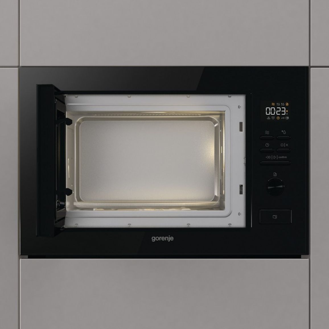Мікрохвильова піч вбудовувана BM251M2BG чорний Gorenje Мікрохвильова піч вбудовувана BM251M2BG чорний Gorenje