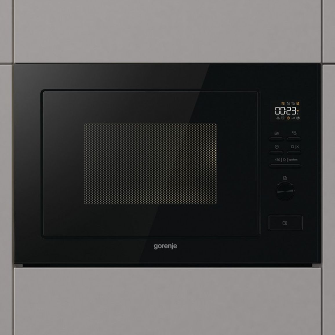Мікрохвильова піч вбудовувана BM251M2BG чорний Gorenje Мікрохвильова піч вбудовувана BM251M2BG чорний Gorenje