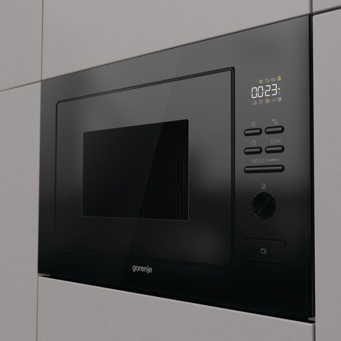 Мікрохвильова піч вбудовувана BM251M2BG чорний Gorenje Мікрохвильова піч вбудовувана BM251M2BG чорний Gorenje