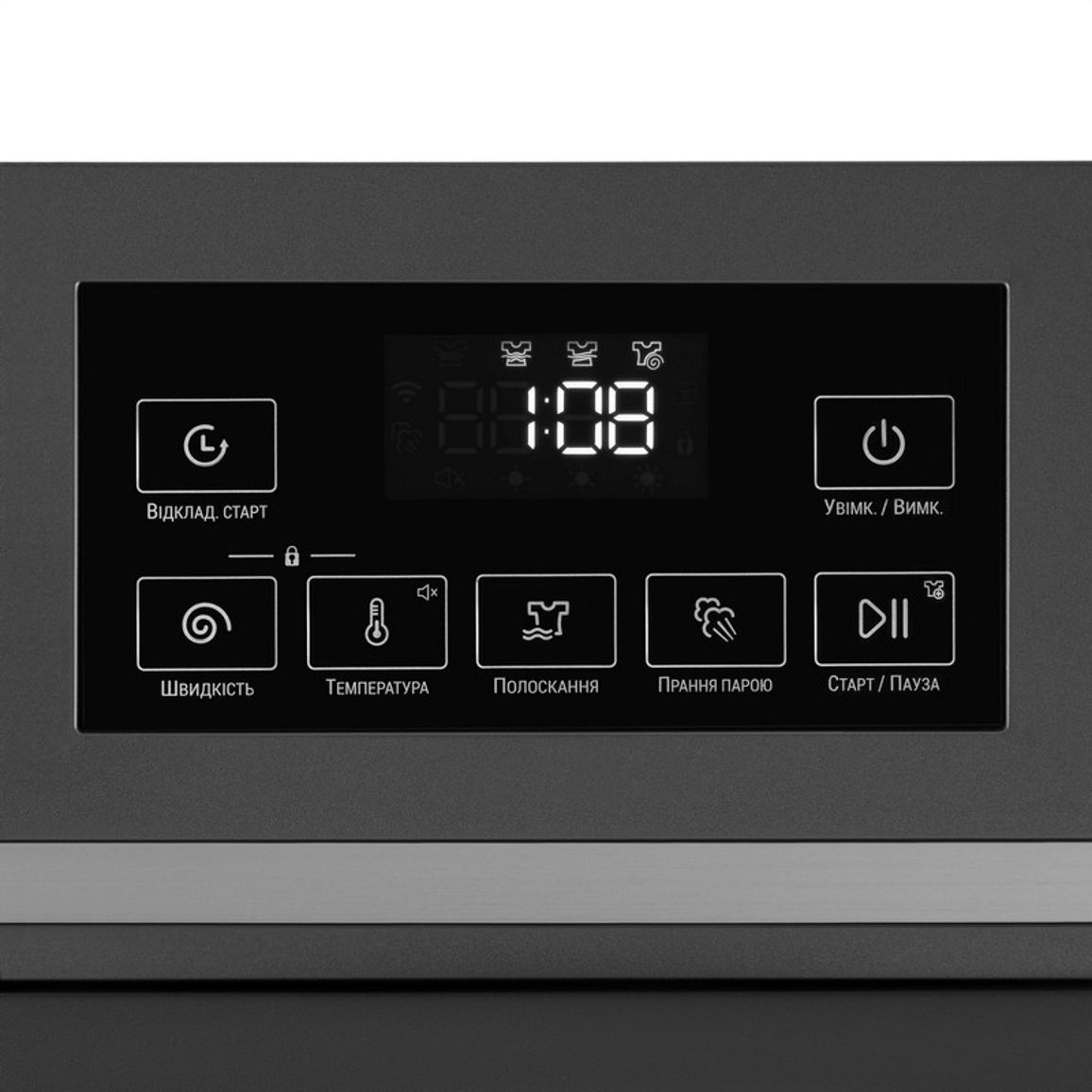 Пральна машина фронтальна WMW-8120DGI Black Mars, сірий ARDESTO