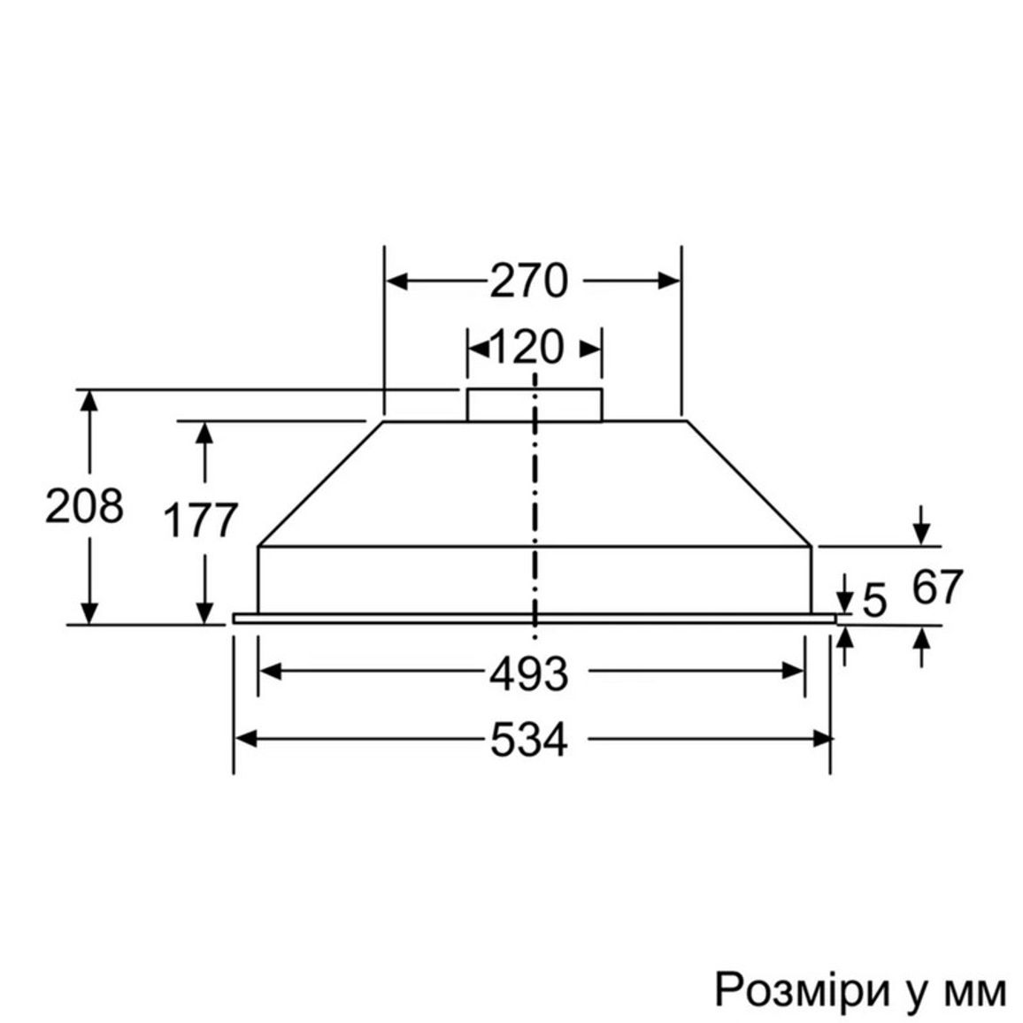 Витяжка DLN53AA70 Bosch