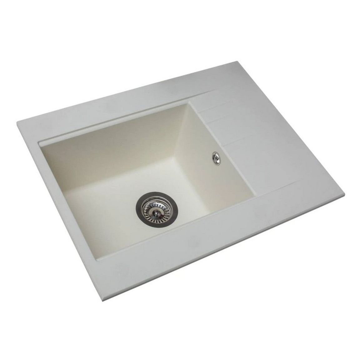 Кухонна мийка BODRUM 650 white mirastone Miraggio Кухонна мийка BODRUM 650 white mirastone Miraggio