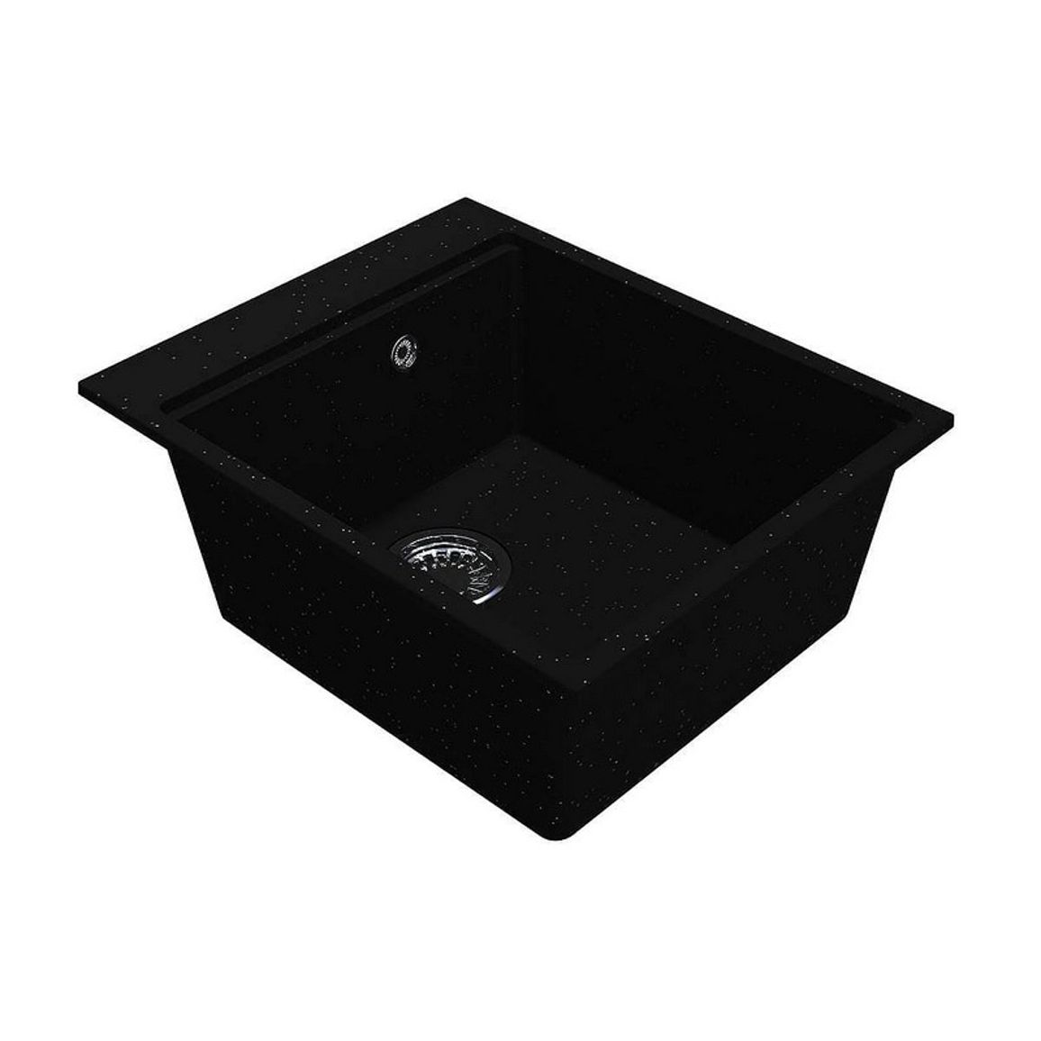 Кухонна мийка LAGOON 420 black shine mirastone Miraggio Кухонна мийка LAGOON 420 black shine mirastone Miraggio