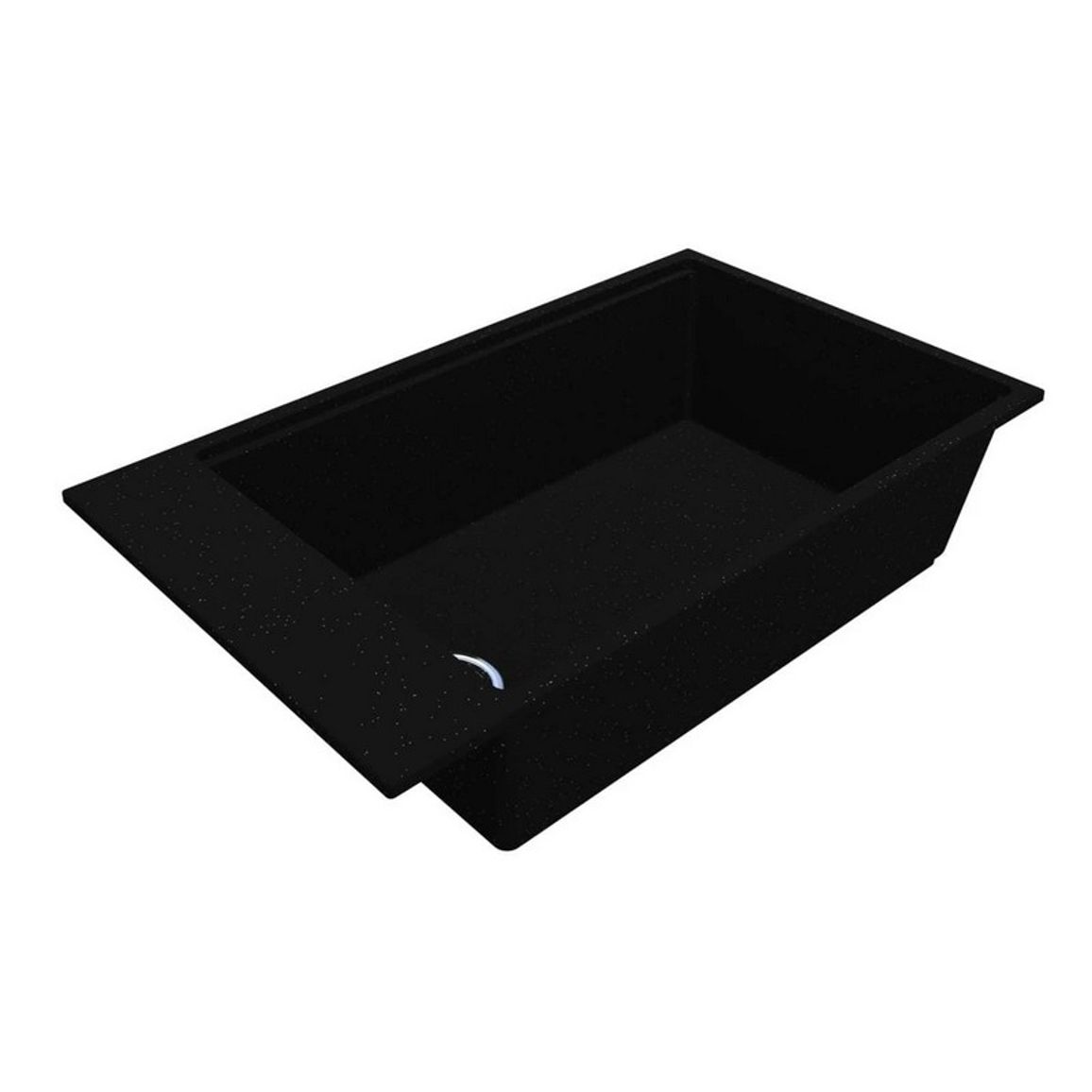 Кухонна мийка LAGOON 760 black shine mirastone Miraggio Кухонна мийка LAGOON 760 black shine mirastone Miraggio