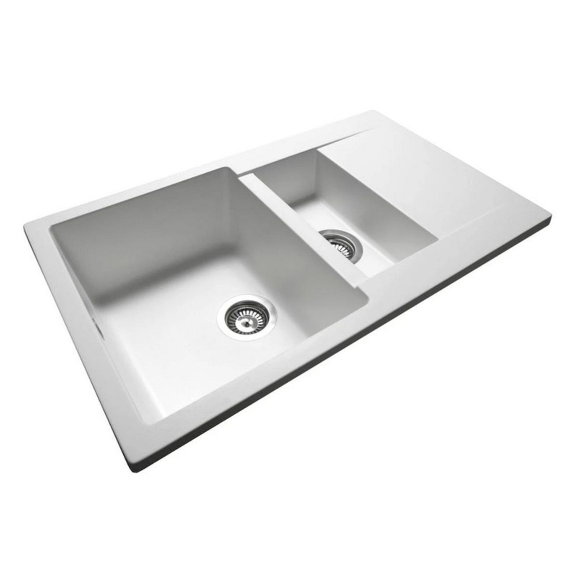 Кухонна мийка LAPAS white mirastone Miraggio Кухонна мийка LAPAS white mirastone Miraggio
