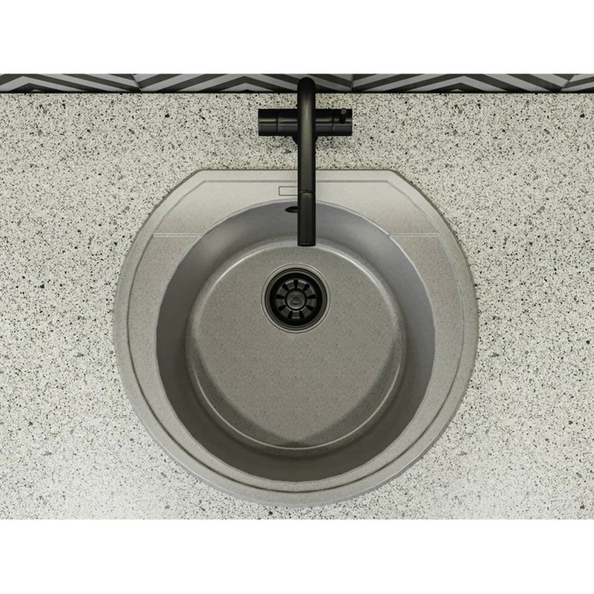 Кухонна мийка TULUZA gray mirastone Miraggio Кухонна мийка TULUZA gray mirastone Miraggio