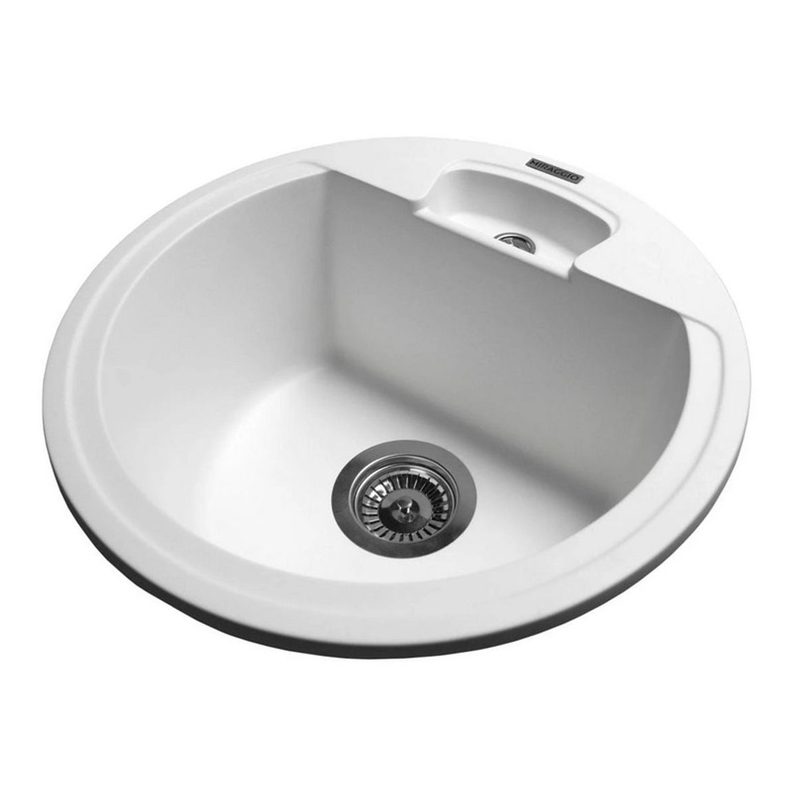 Кухонна мийка VALENCIA white mirastone Miraggio Кухонна мийка VALENCIA white mirastone Miraggio