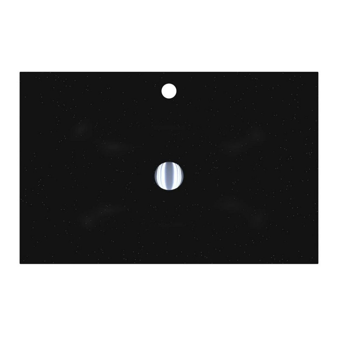Умивальник JESSEL 700 MIRASTONE black shine mirastone Miraggio Умивальник JESSEL 700 MIRASTONE black shine mirastone Miraggio
