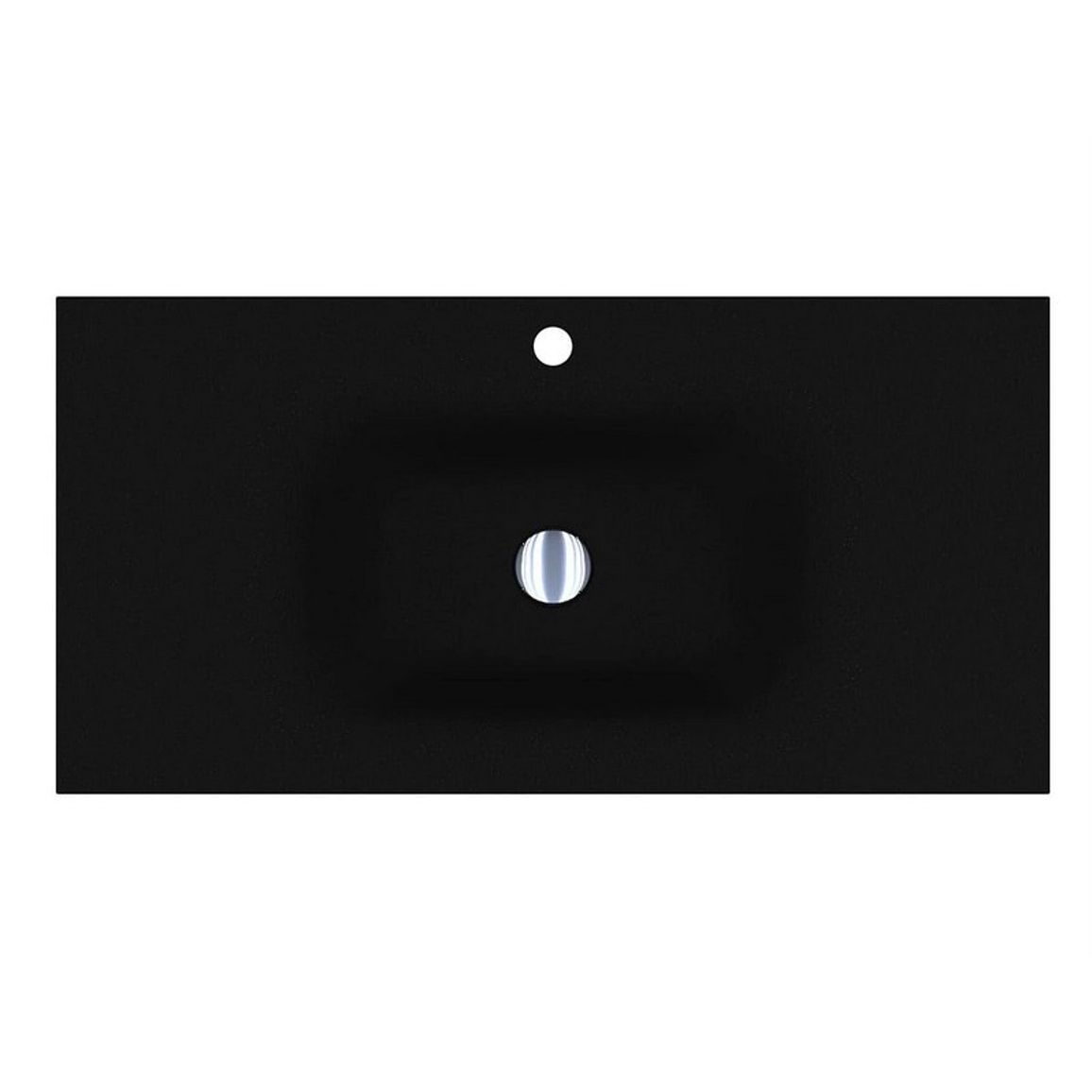Умивальник JESSEL 900 MIRASTONE black shine mirastone Miraggio