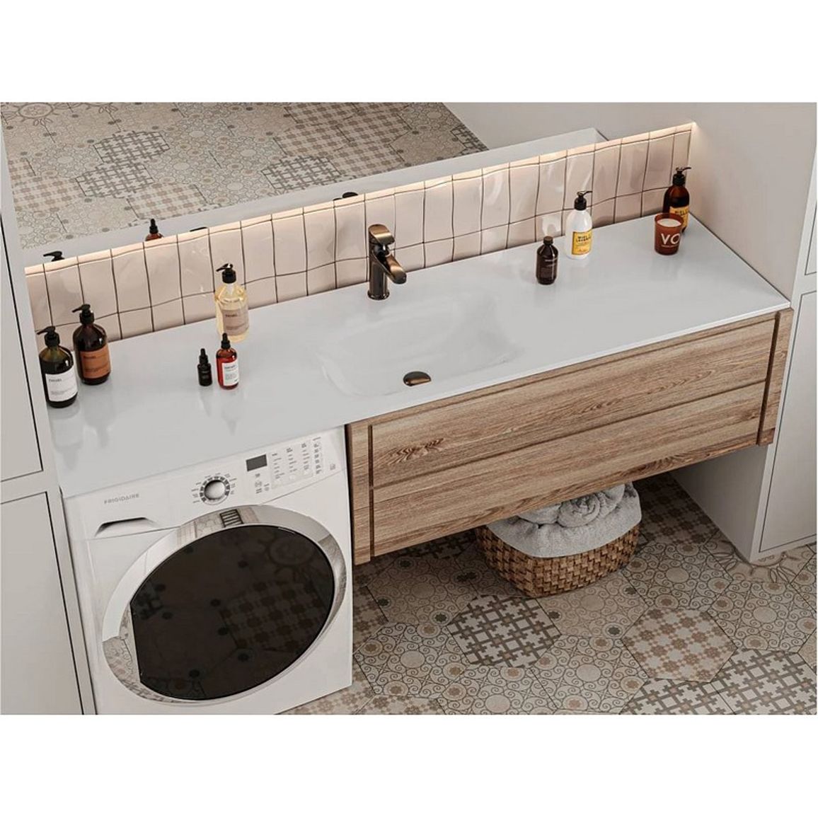 Умивальник JESSEL 1800 miramarble Miraggio