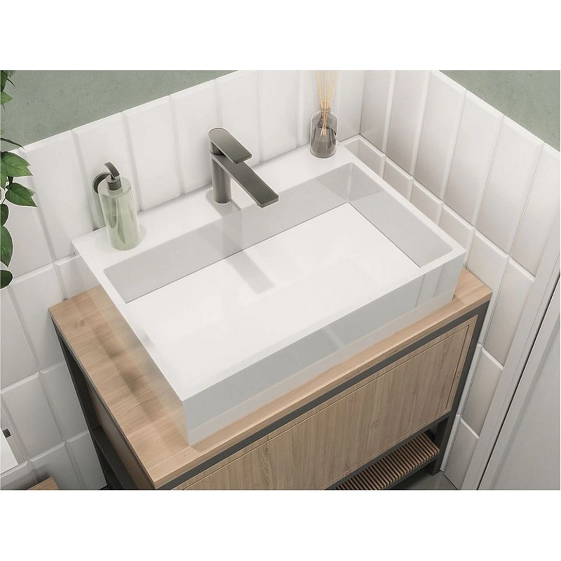 Умивальник MARES 600 miramarble Miraggio