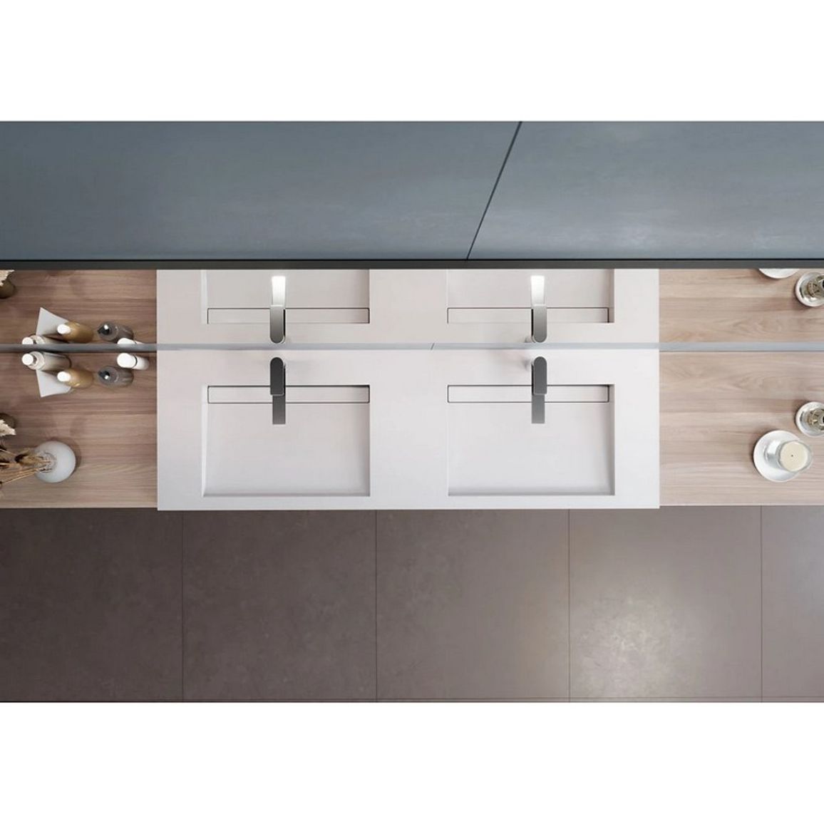 Умивальник AGNESS 1500 miramarble Miraggio