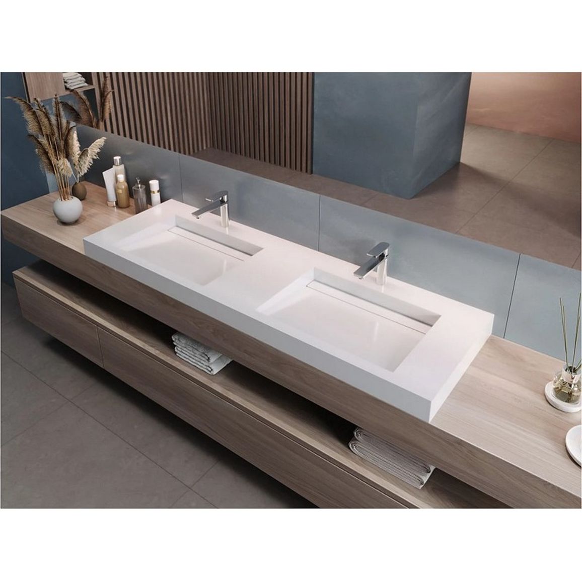 Умивальник AGNESS 1500 miramarble Miraggio