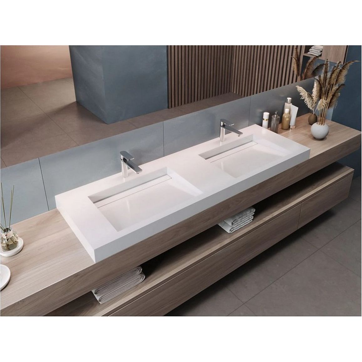 Умивальник AGNESS 1500 miramarble Miraggio