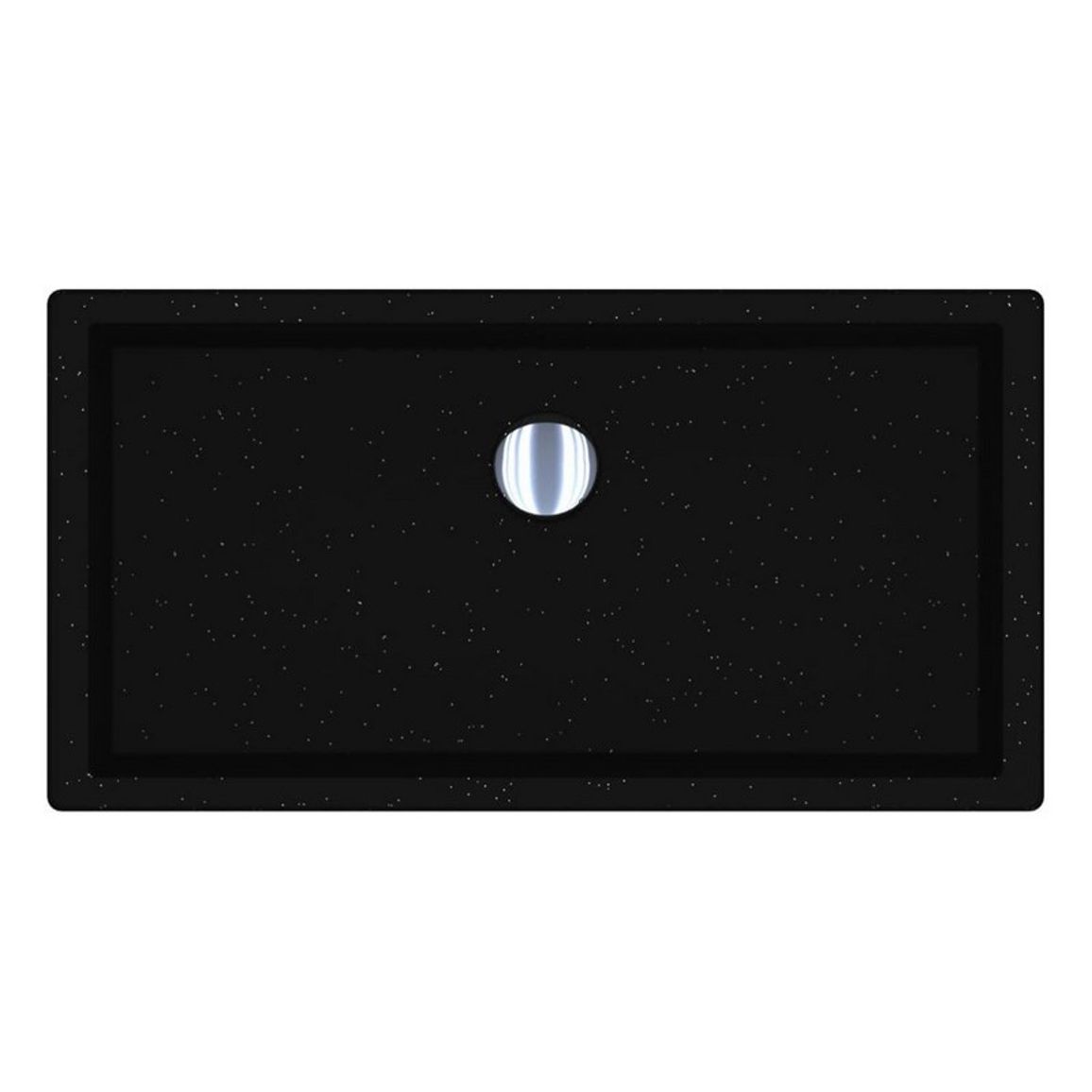 Умивальник BOGOTA 605 MIRASTONE black shine mirastone Miraggio