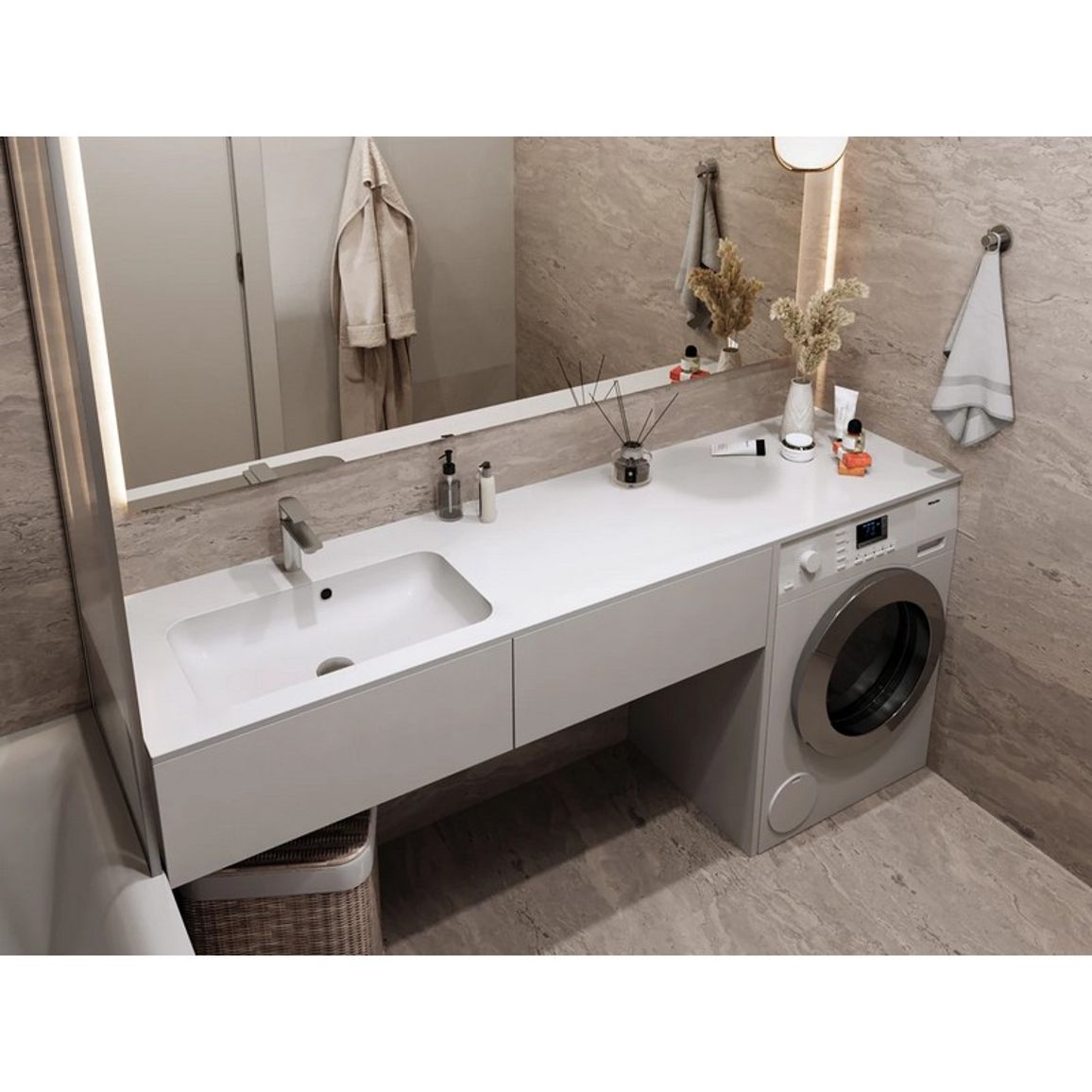 Умивальник Della 1900 L miramarble Miraggio Умивальник Della 1900 L miramarble Miraggio