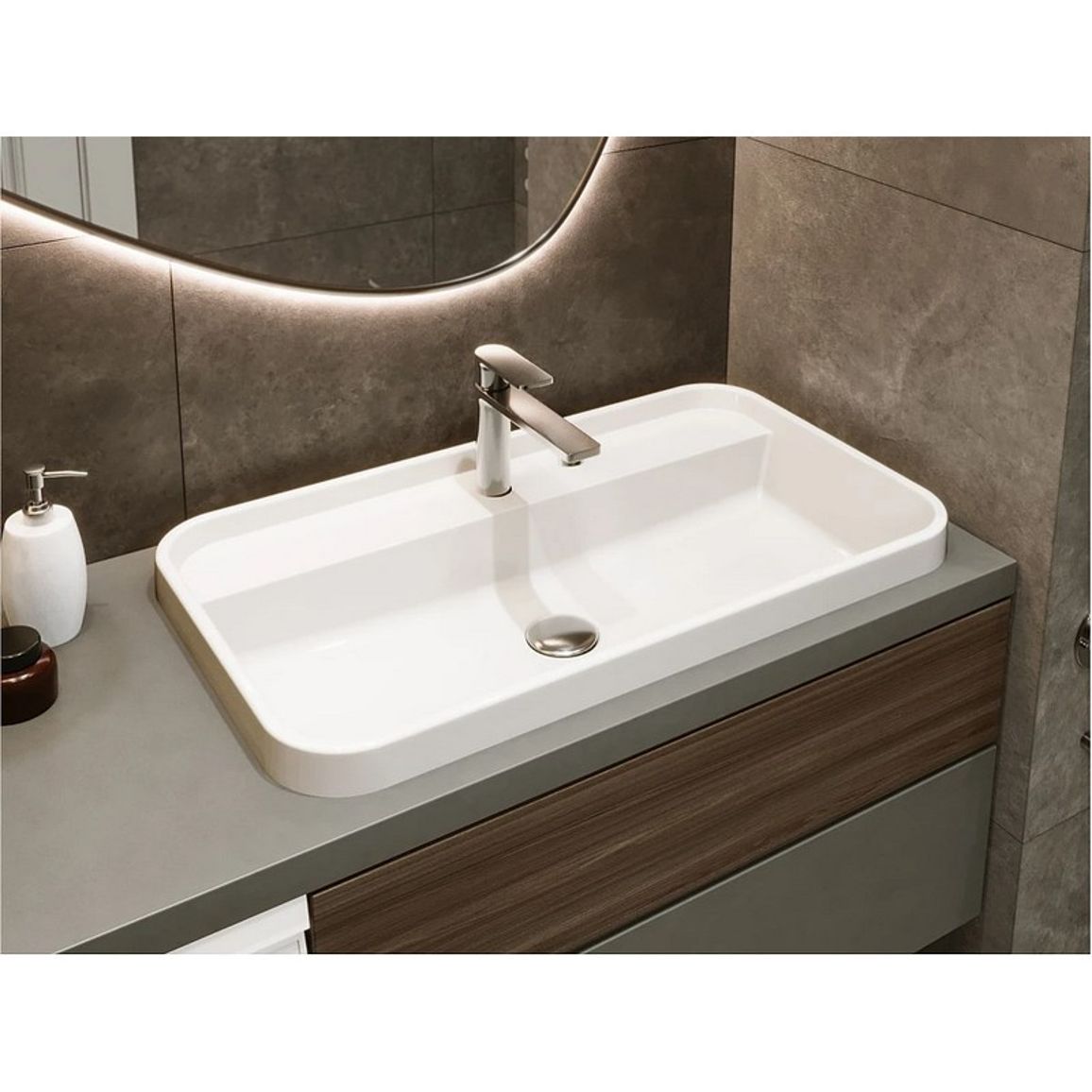 Умивальник OCEAN 700 miramarble Miraggio Умивальник OCEAN 700 miramarble Miraggio