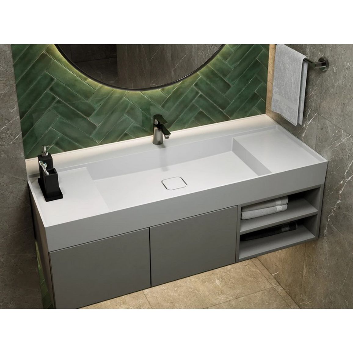 Умивальник SOUL 1200 miramarble Miraggio Умивальник SOUL 1200 miramarble Miraggio