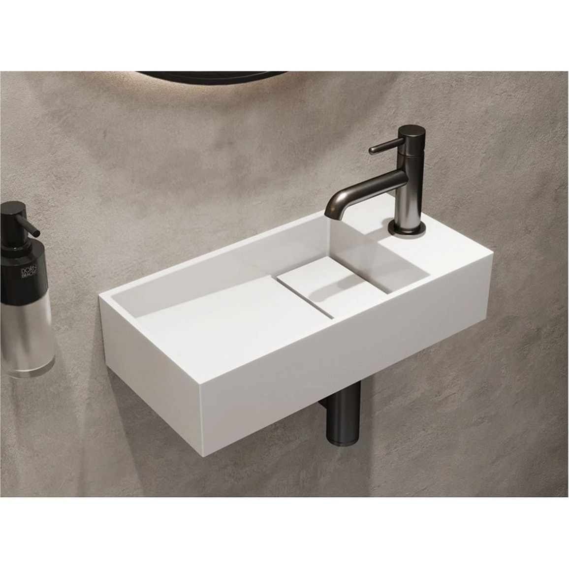 Умивальник TONI 450L miramarble Miraggio Умивальник TONI 450L miramarble Miraggio