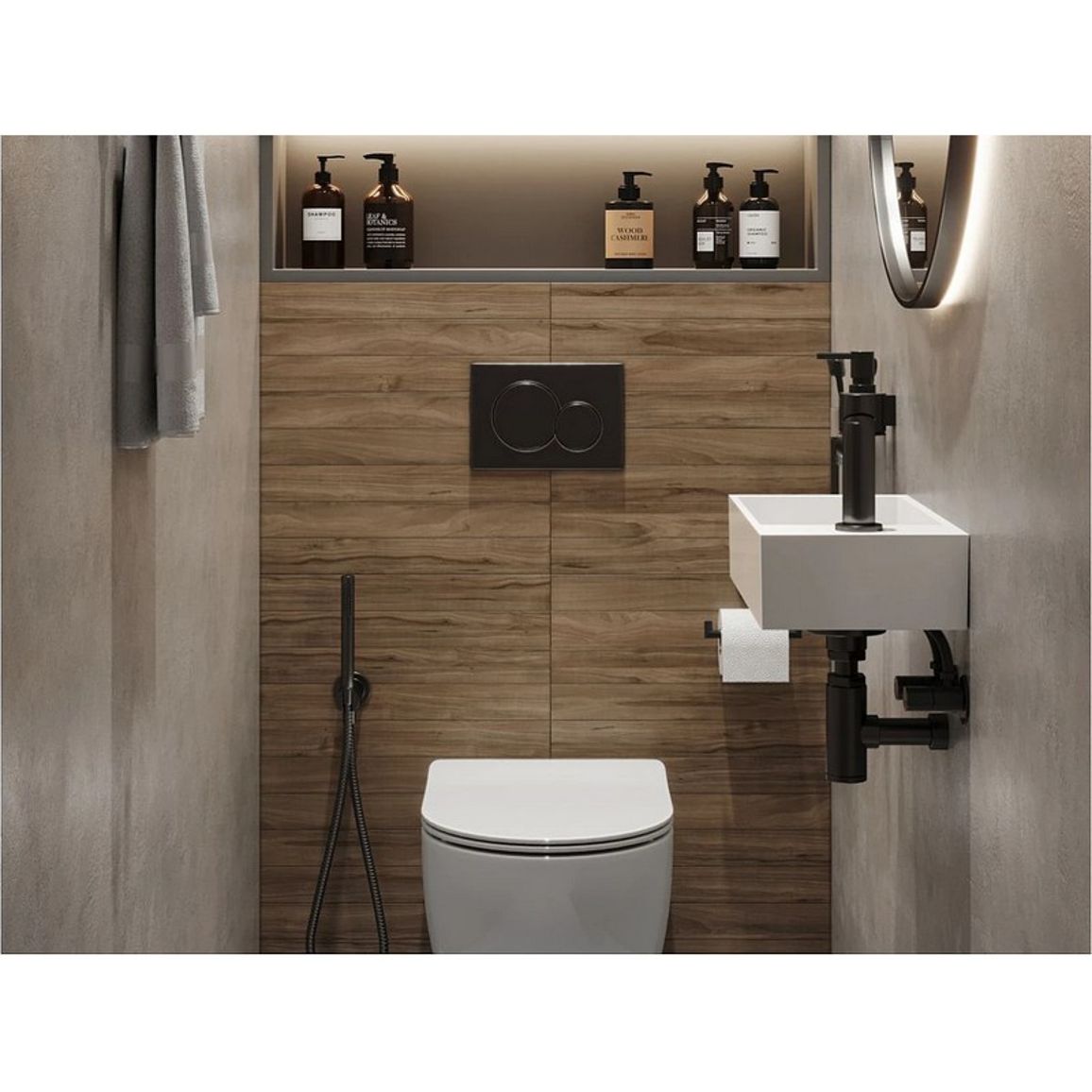 Умивальник TONI 450L miramarble Miraggio Умивальник TONI 450L miramarble Miraggio