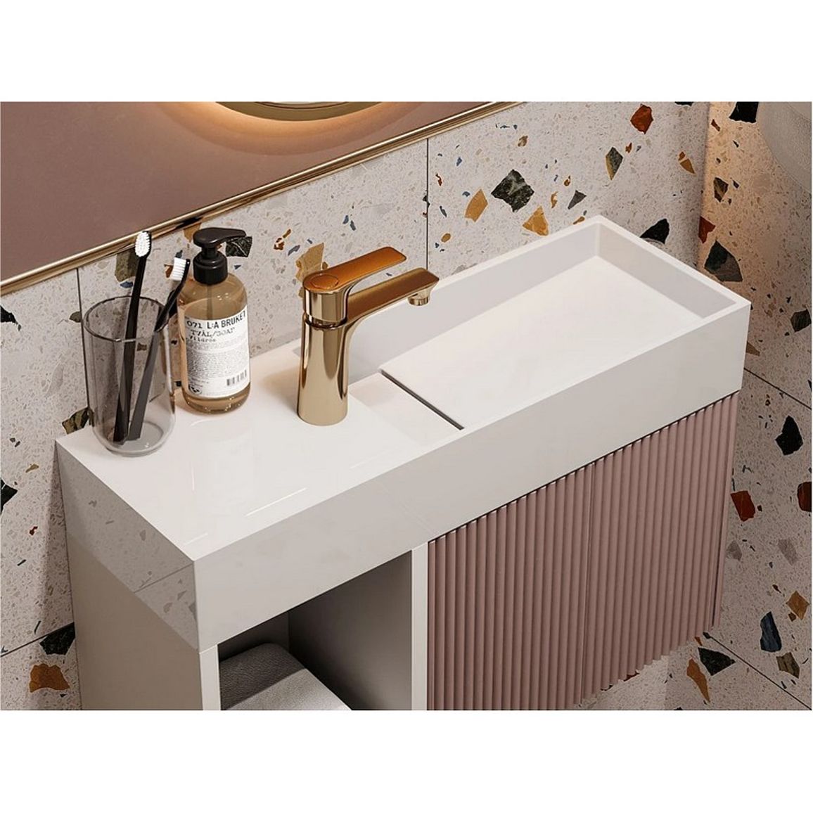 Умивальник TONI 650 miramarble Miraggio Умивальник TONI 650 miramarble Miraggio