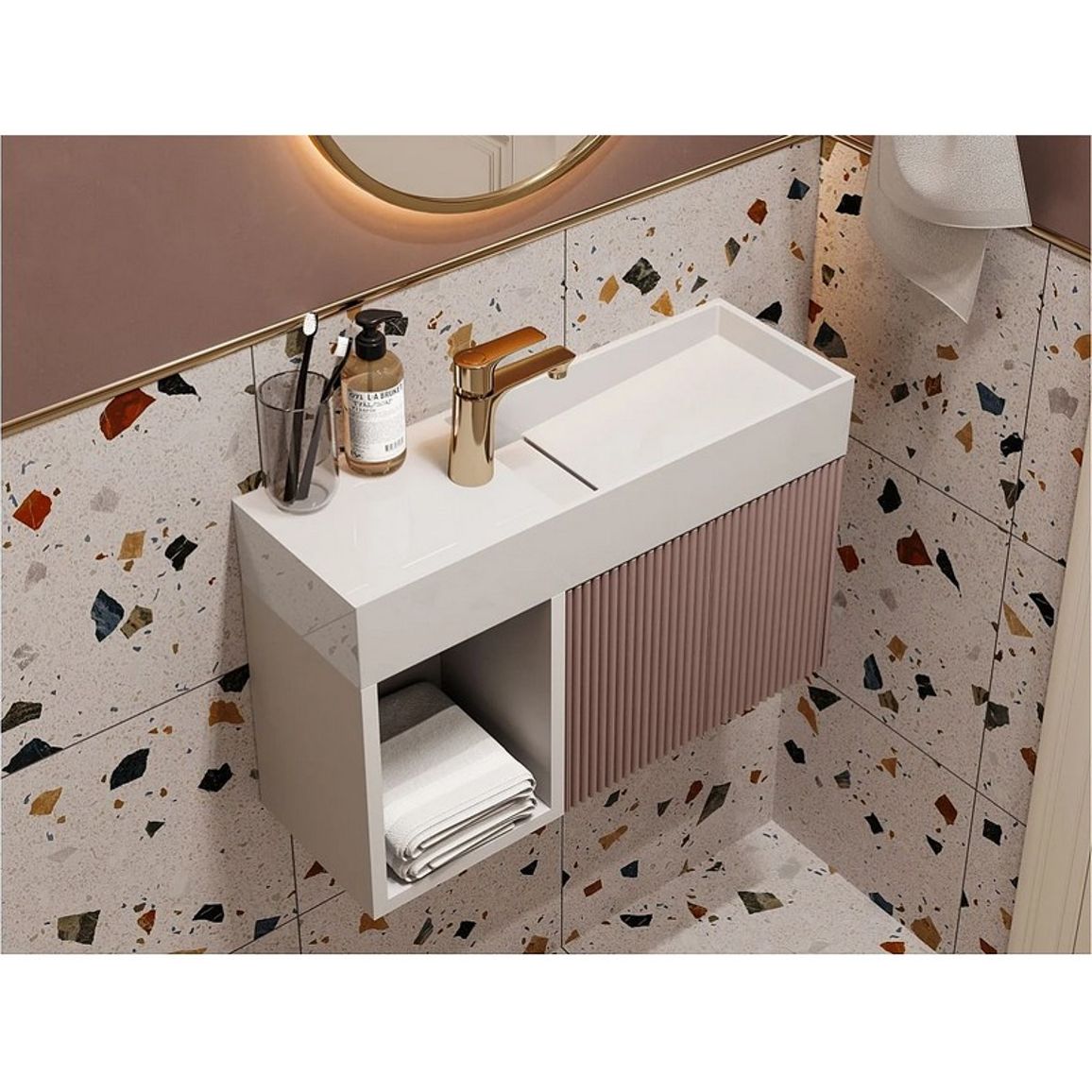 Умивальник TONI 650 miramarble Miraggio Умивальник TONI 650 miramarble Miraggio
