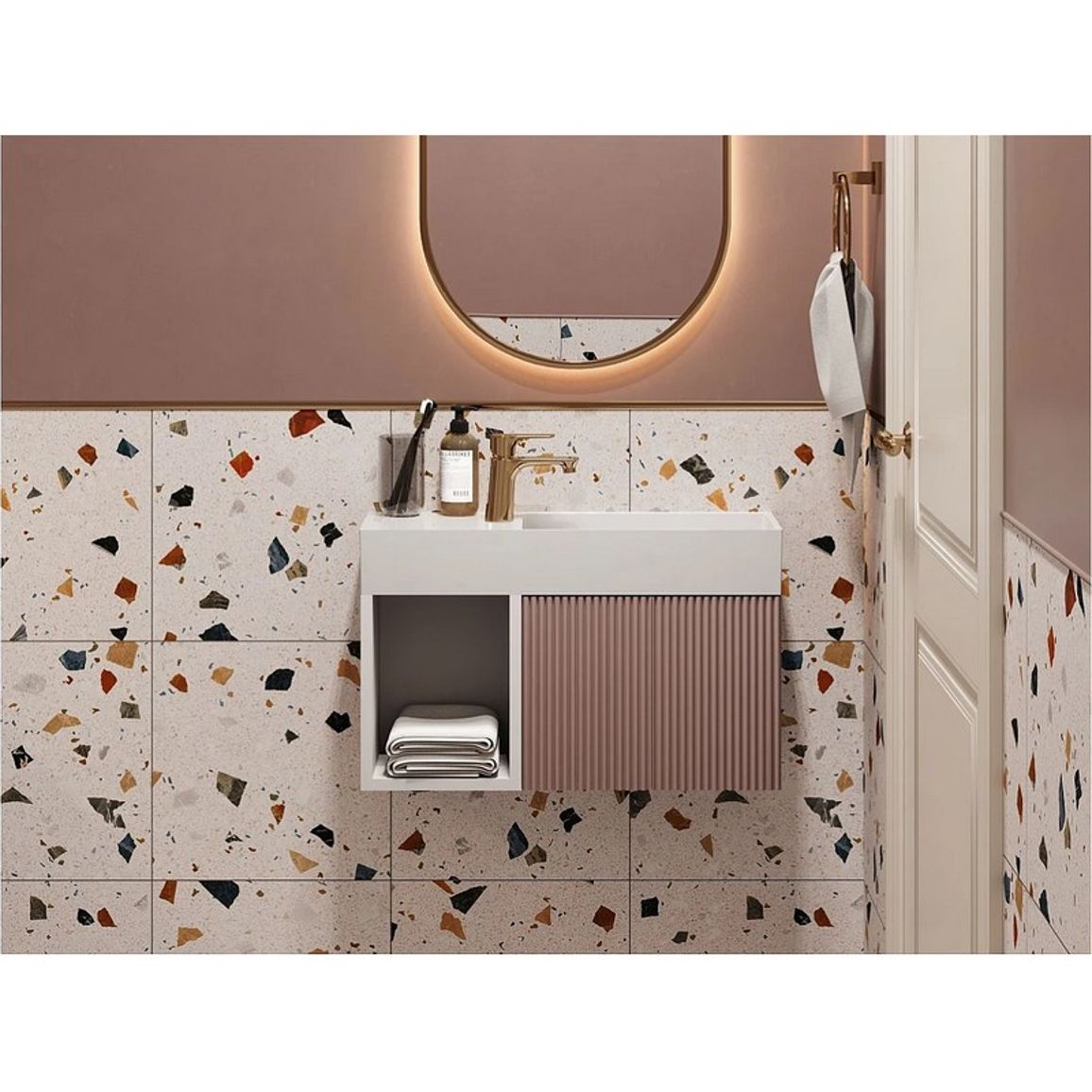 Умивальник TONI 650 miramarble Miraggio Умивальник TONI 650 miramarble Miraggio