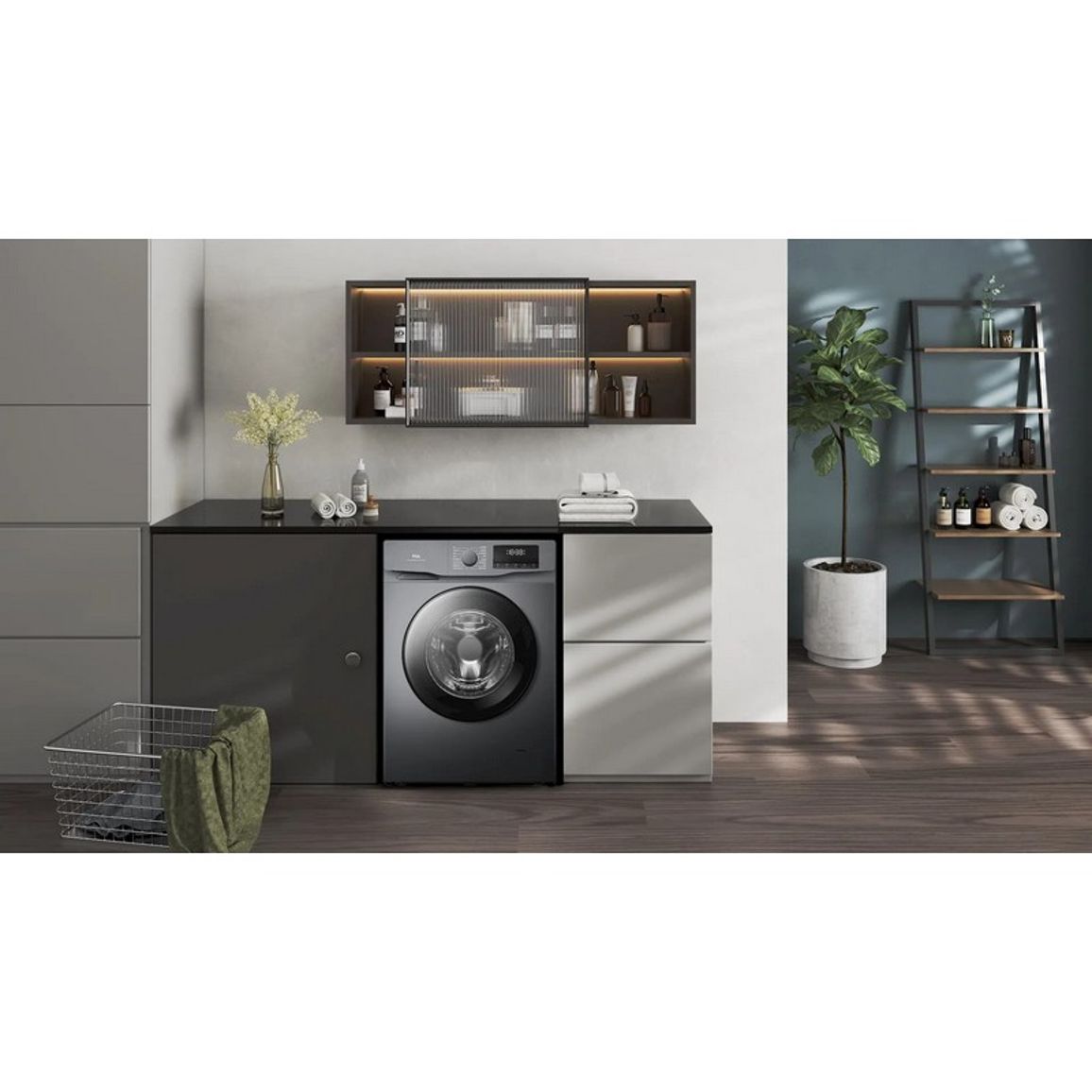 Пральна машина FF1014SA1UA фронтальна, 10кг , 60см, сірий TCL