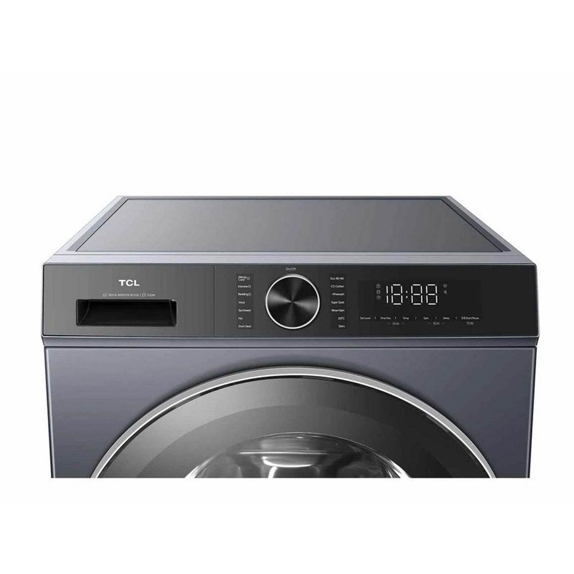 Пральна машина FP0934SA1UA фронтальна, 9кг , 57см, сірий TCL Пральна машина FP0934SA1UA фронтальна, 9кг , 57см, сірий TCL