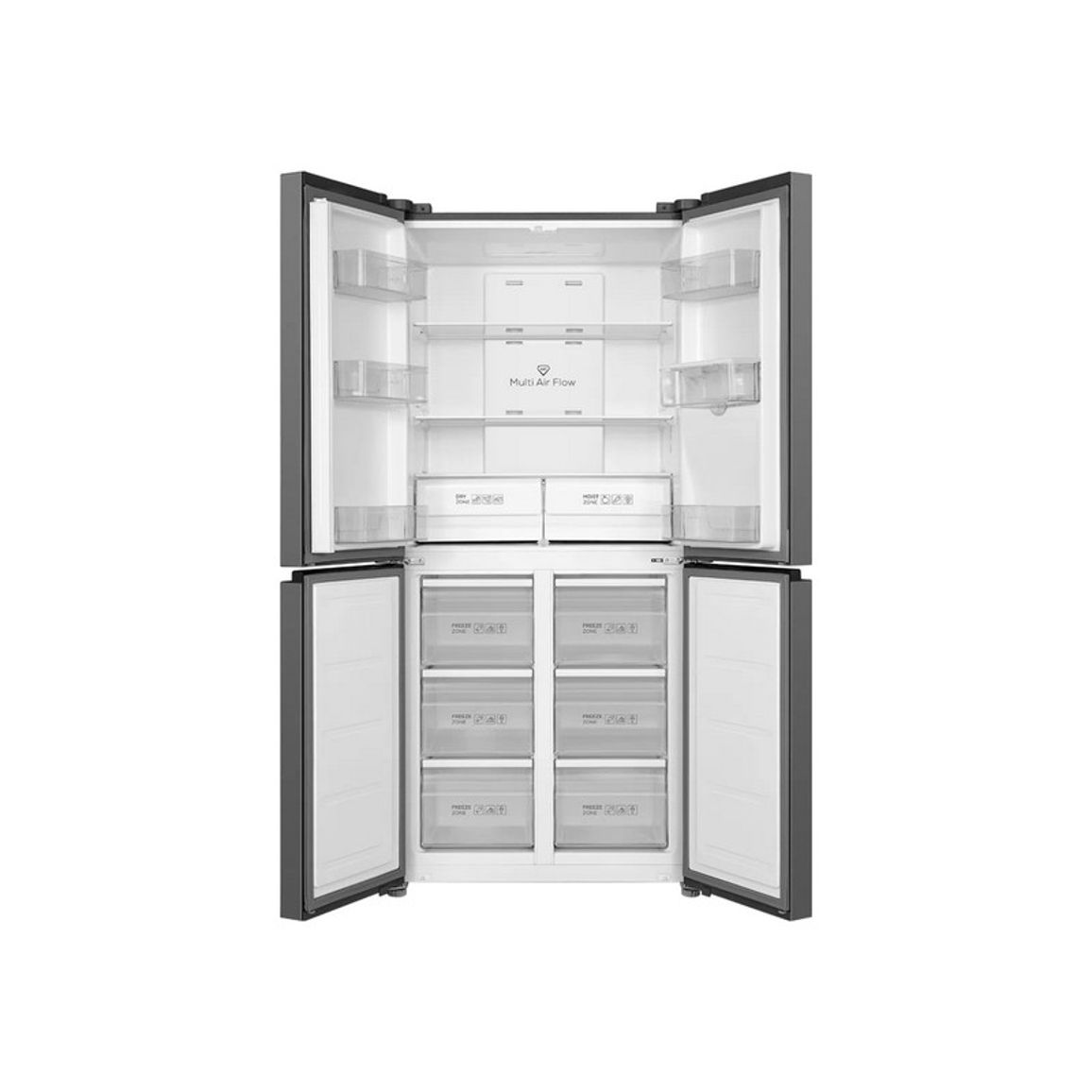 Холодильник SBS RP466CSE1UA диспенсер, нерж, TCL Холодильник SBS RP466CSE1UA диспенсер, нерж, TCL