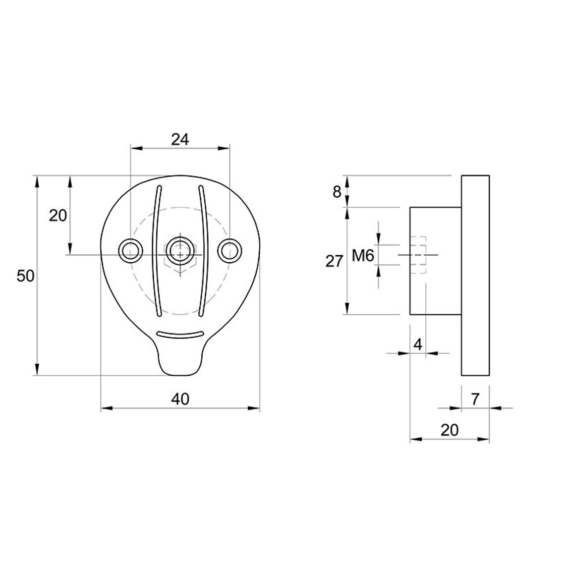 Ручка Ferro Fiori M 0092.01 білий дуб, Повітряна куля