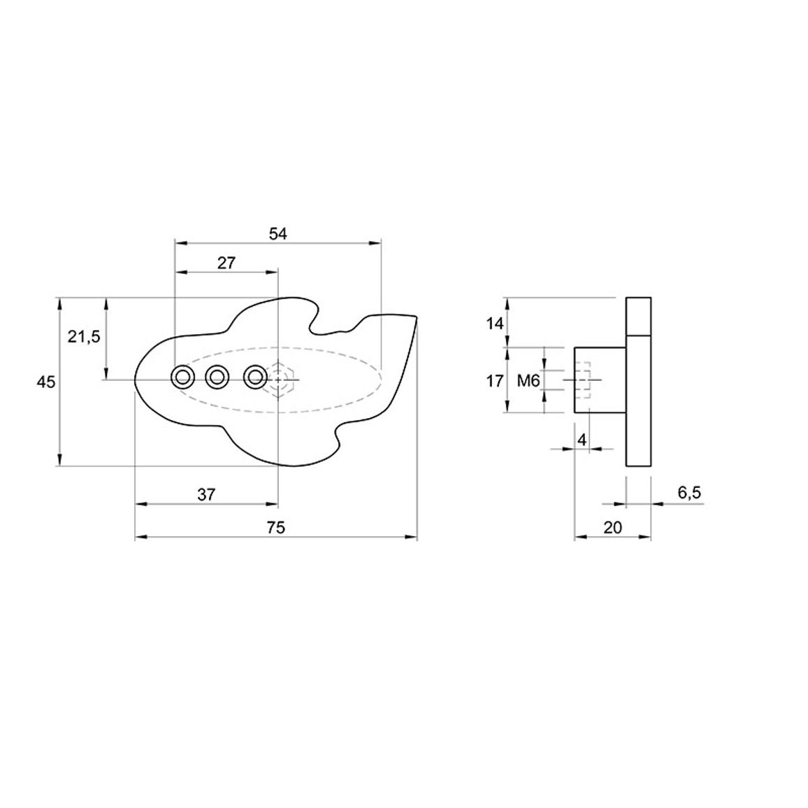 Ручка Ferro Fiori M 0094.01 білий дуб, Літак Ручка Ferro Fiori M 0094.01 білий дуб, Літак