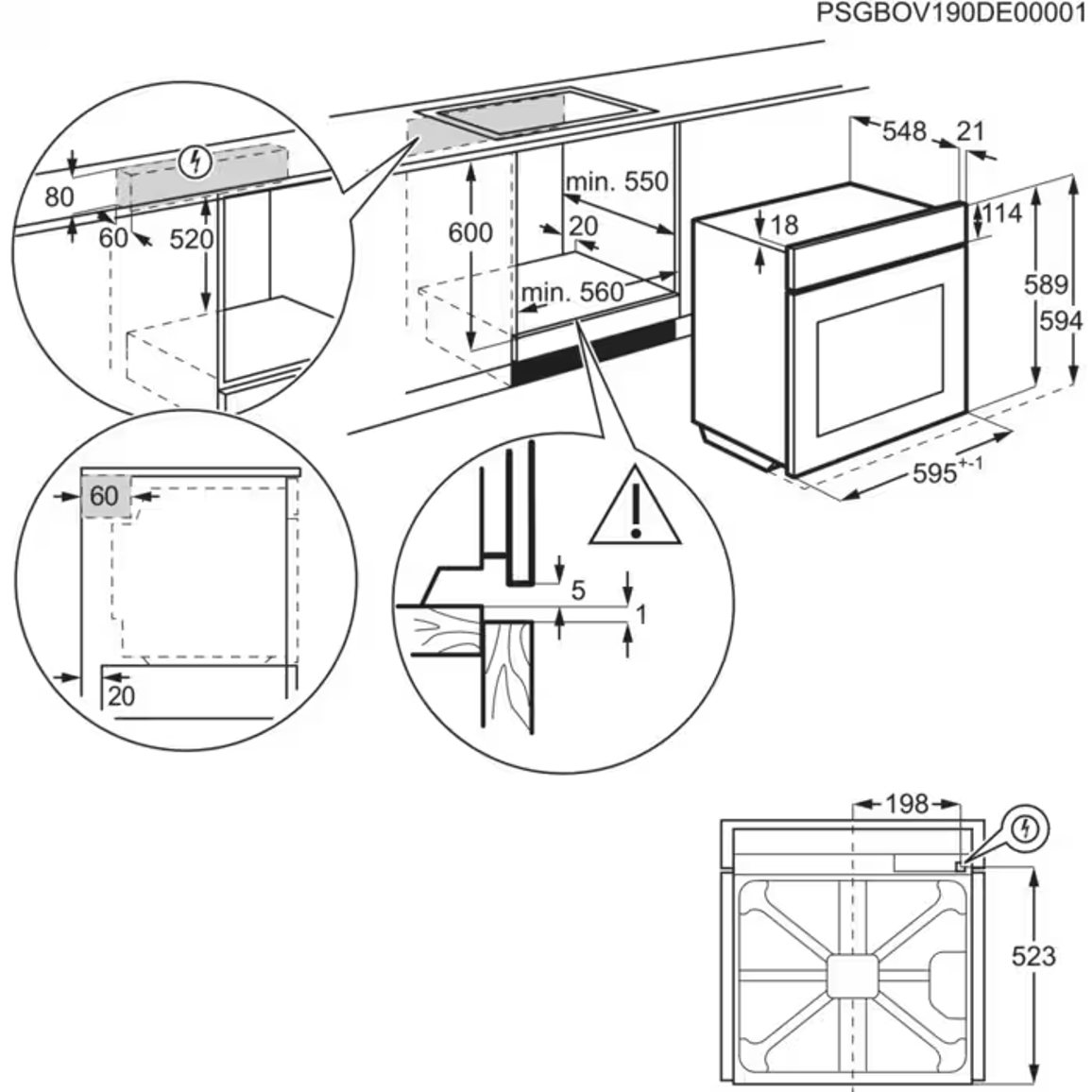 Духова шафа KODEH10H Electrolux Духова шафа KODEH10H Electrolux