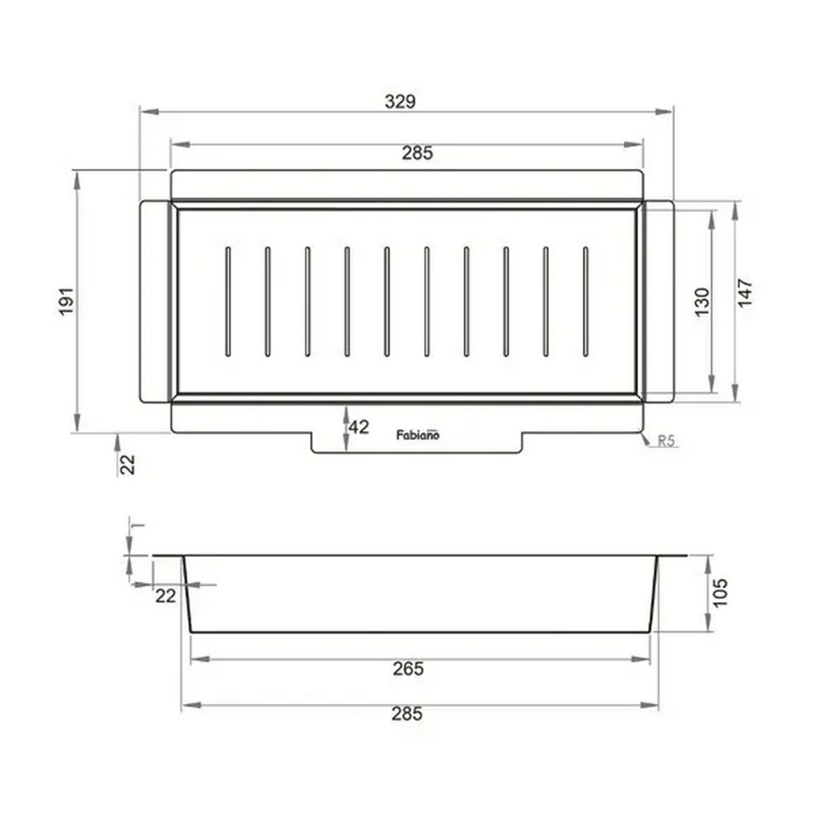 Коландер для фруктовниці 329.191.105 Fabiano Коландер для фруктовниці 329.191.105 Fabiano