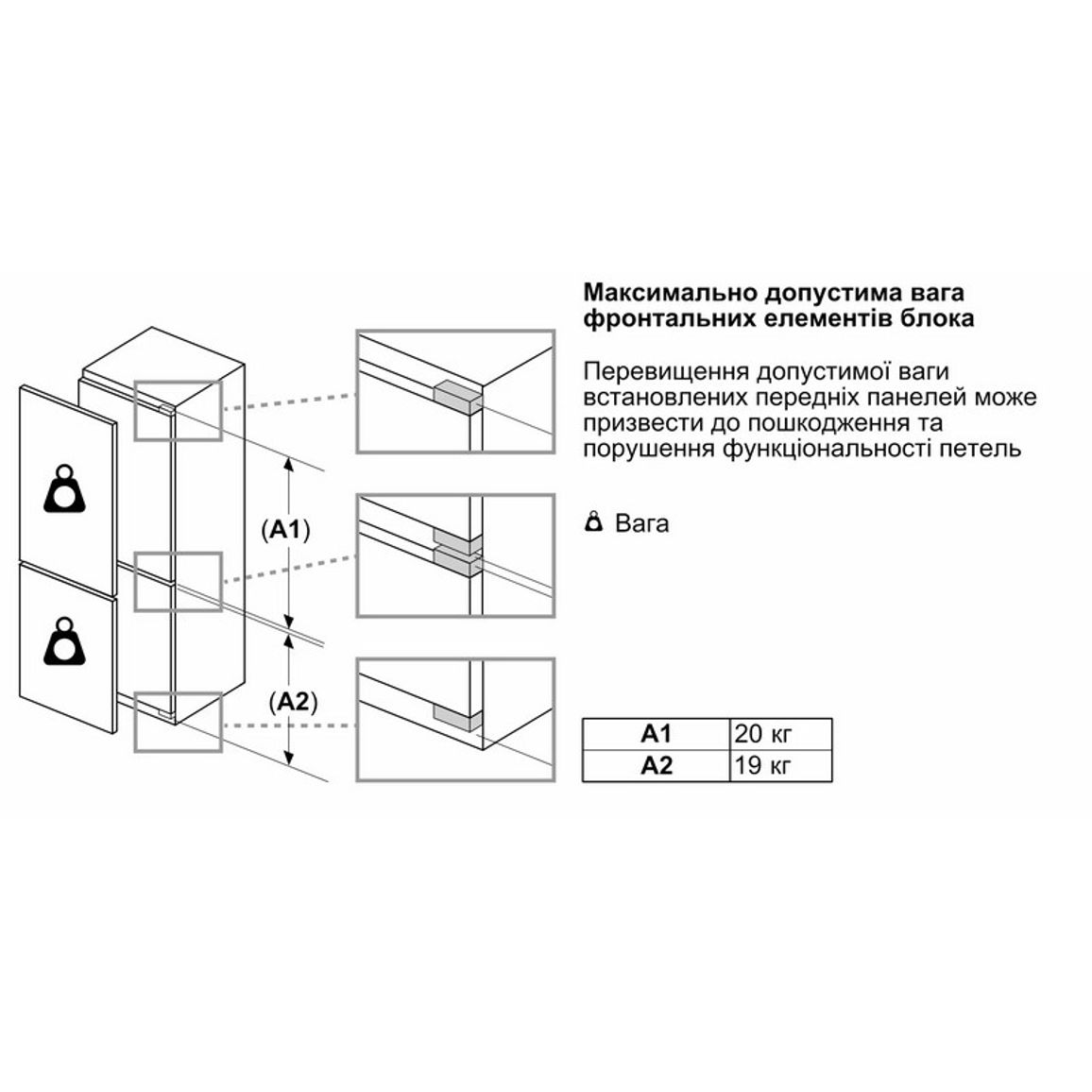 Вбудований холодильник KB96NADD0 Siemens