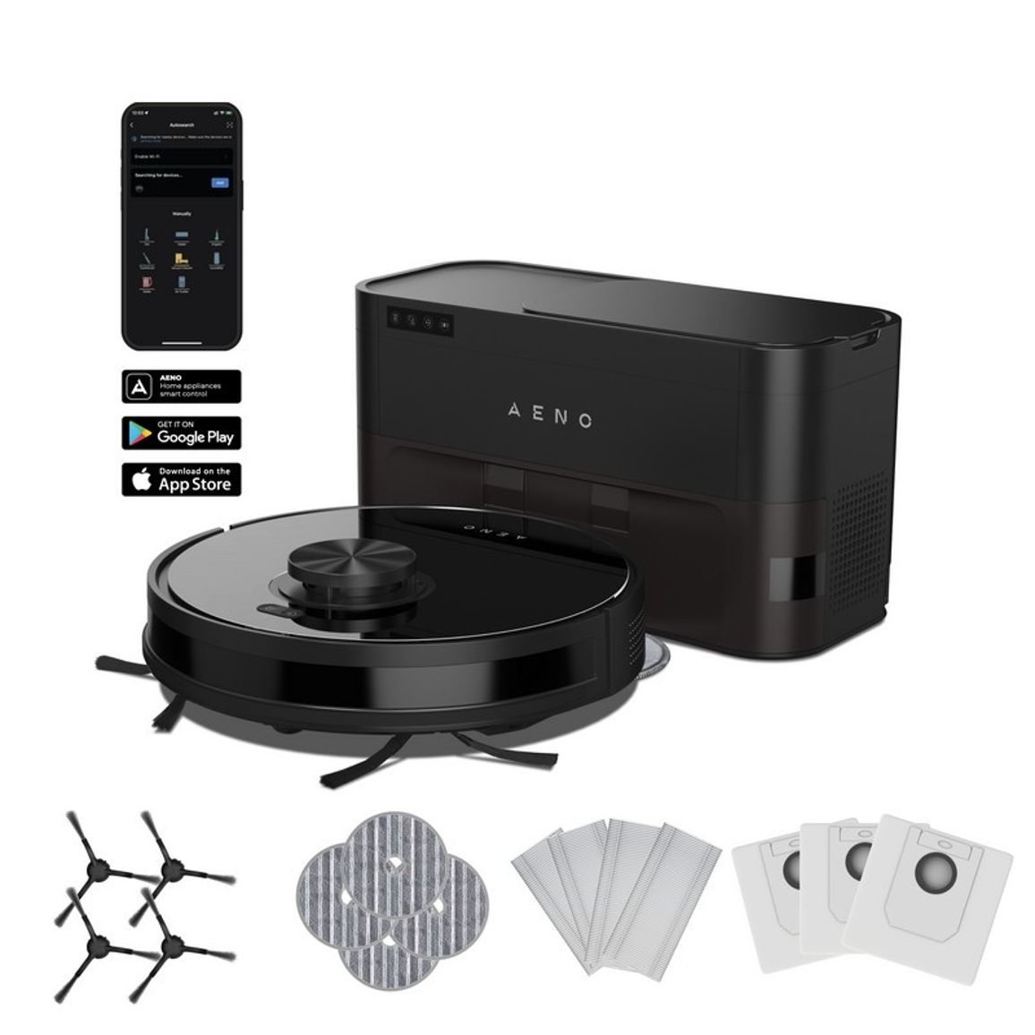 Робот-пилосос RC5S (ARC0005S) black AENO Робот-пилосос RC5S (ARC0005S) black AENO