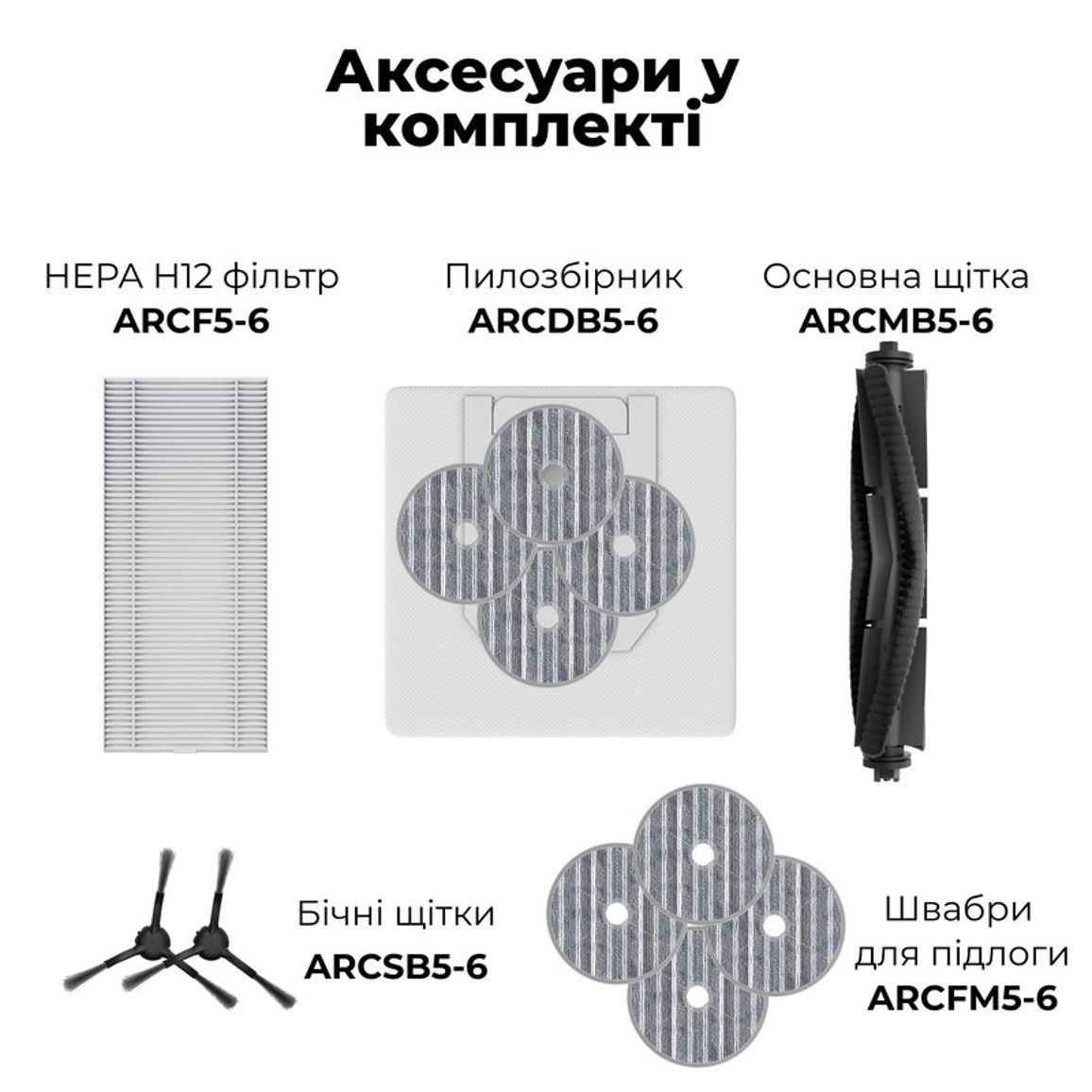 Робот-пилосос RC6S (ARC0006S) white AENO