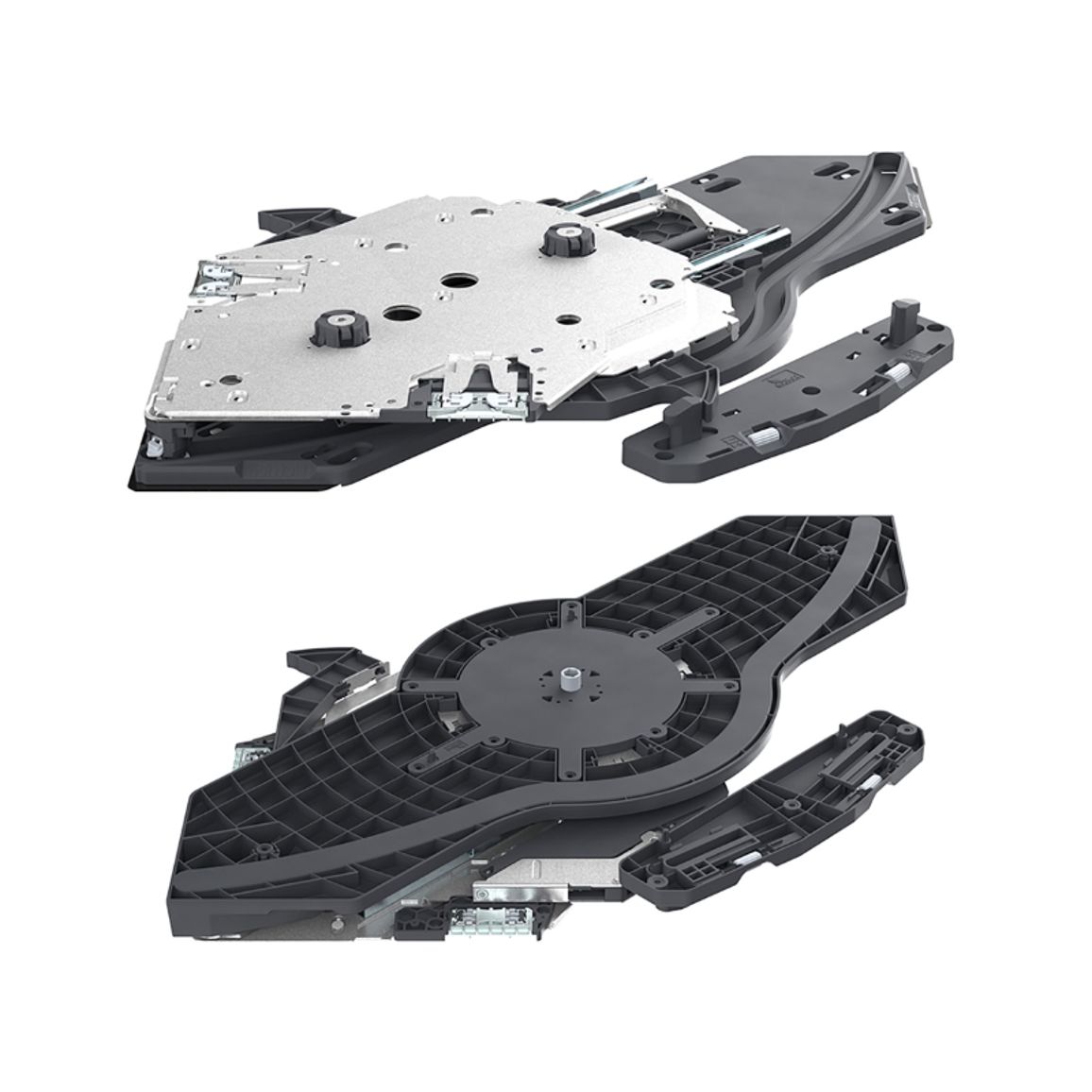 Комплект поворотной фурнитуры FurnSpin XL левый нижний Push to open с доводчиком (9349307) Hettich Комплект поворотной фурнитуры FurnSpin XL левый нижний Push to open с доводчиком (9349307) Hettich