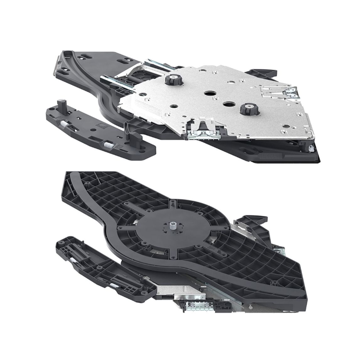 Комплект поворотной фурнитуры FurnSpin XL правый нижний Push to open с доводчиком (9349308) Hettich Комплект поворотной фурнитуры FurnSpin XL правый нижний Push to open с доводчиком (9349308) Hettich