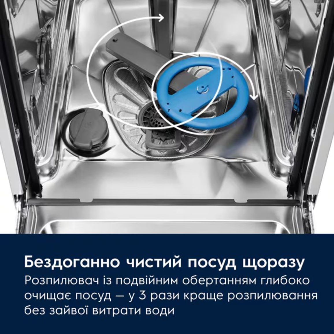 Вбудована посудомийна машина KEMB3301L (45см) Electrolux Вбудована посудомийна машина KEMB3301L (45см) Electrolux