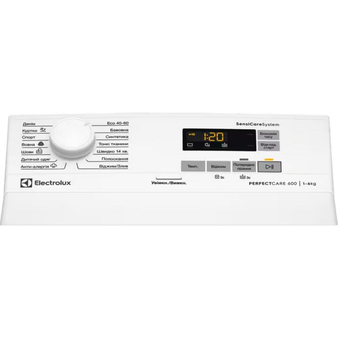 Пральна машина (вертикальне завантаження) EW6T506U білий Electrolux