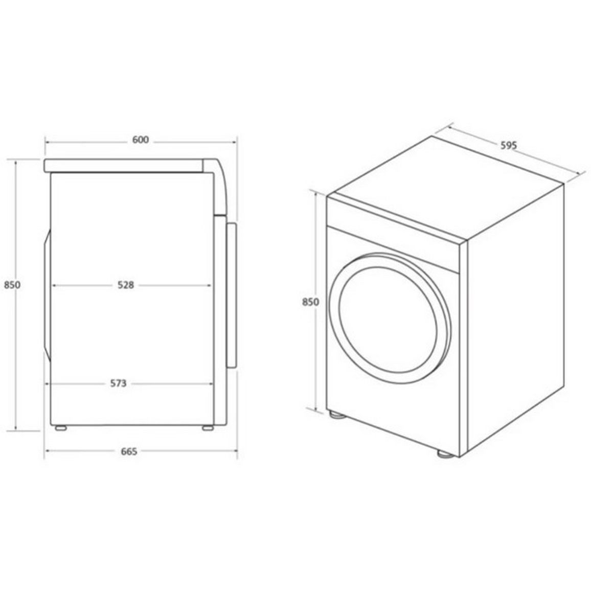 Сушильна машина HD90-A3939R-S Haier