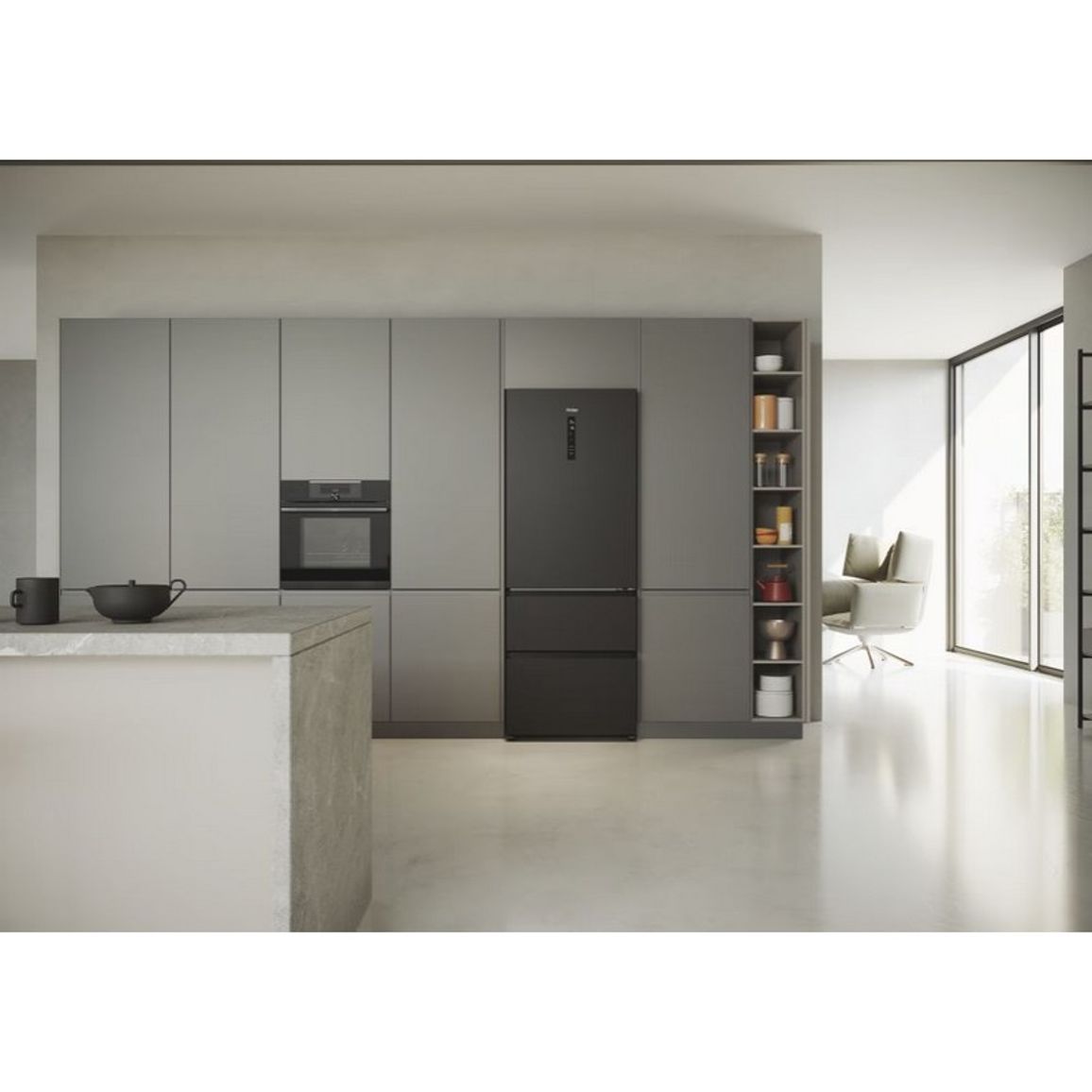 Холодильник багатодверний HTR5719ENPT Haier
