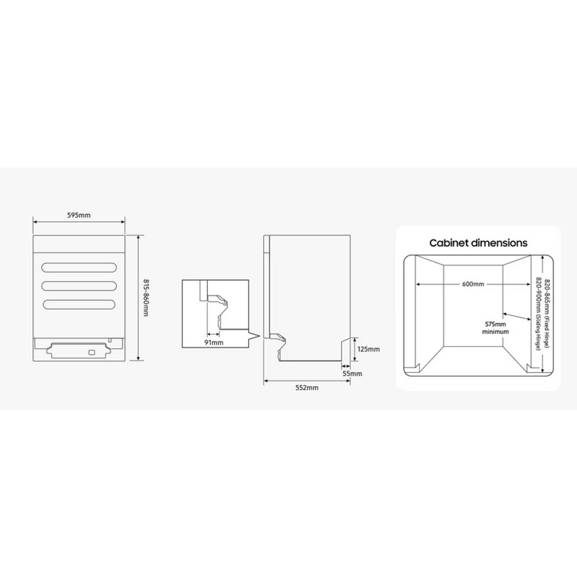 Посудомийна машина вбудована DW60DG760B00U1 SAMSUNG Посудомийна машина вбудована DW60DG760B00U1 SAMSUNG