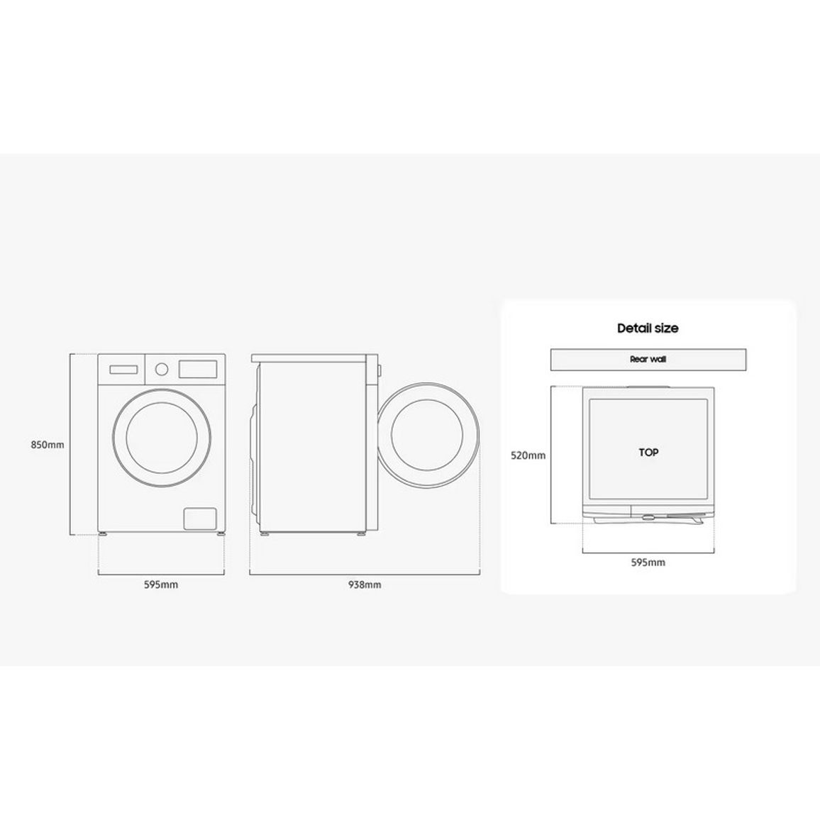 Пральна машина вузька WW90FG3M05AWLF Samsung Пральна машина вузька WW90FG3M05AWLF Samsung