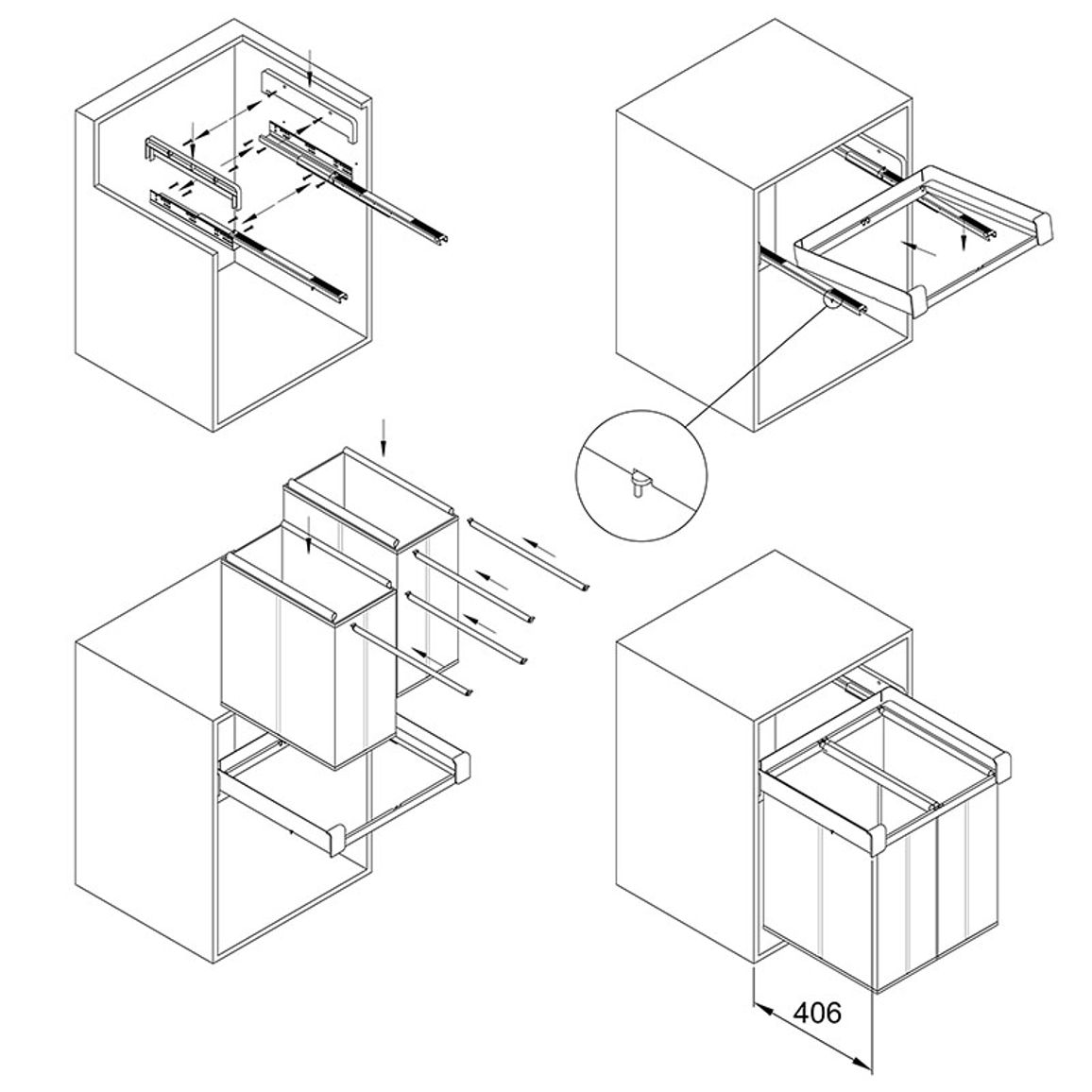 Кошик для білизни тканевий 600мм, мокко Muller CREAM Кошик для білизни тканевий 600мм, мокко Muller CREAM